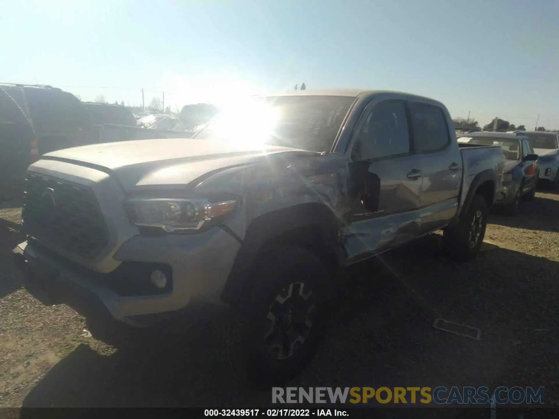 2 Photograph of a damaged car 3TMCZ5AN9MM418649 TOYOTA TACOMA 4WD 2021