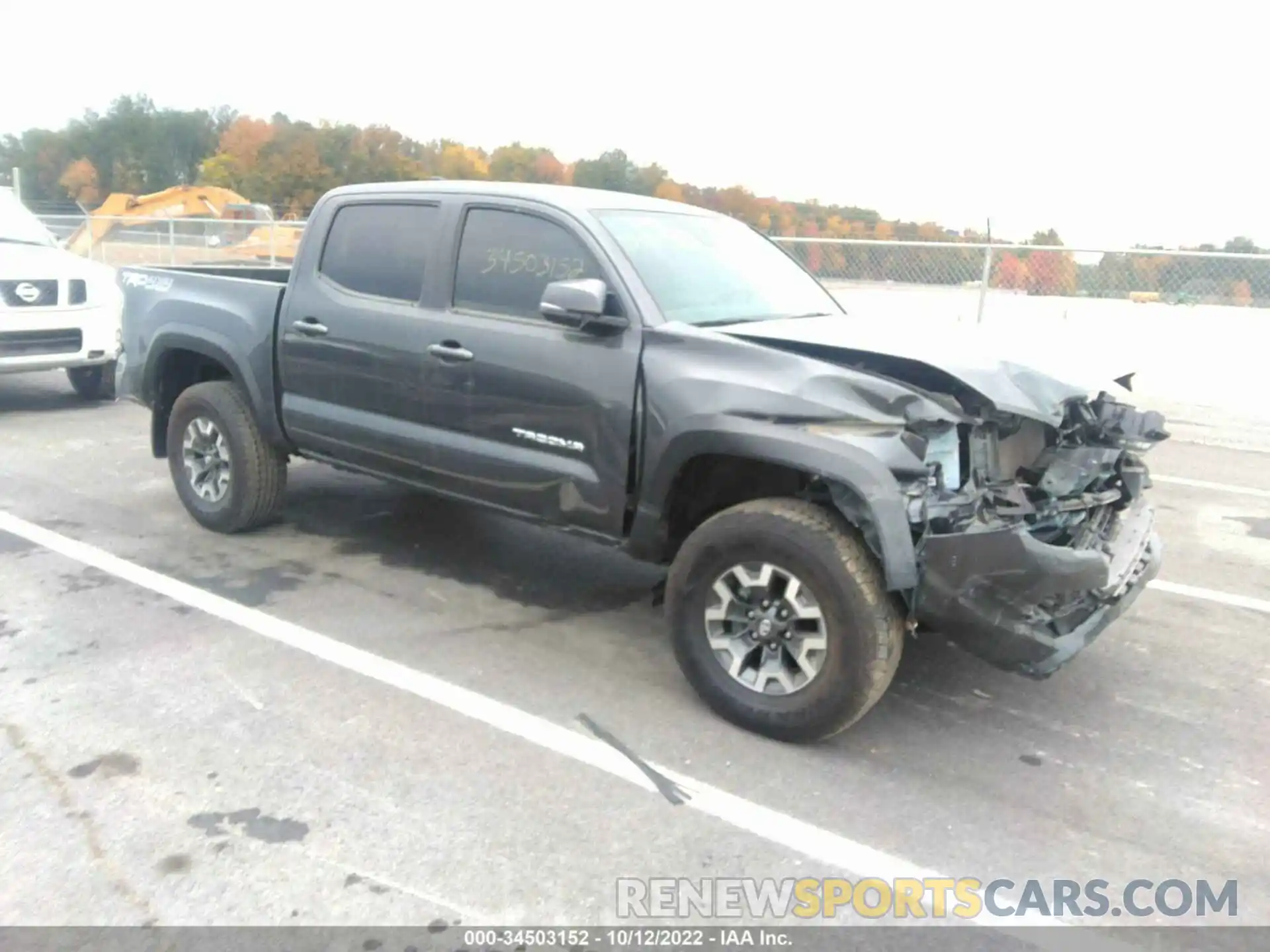 1 Photograph of a damaged car 3TMCZ5AN9MM422555 TOYOTA TACOMA 4WD 2021