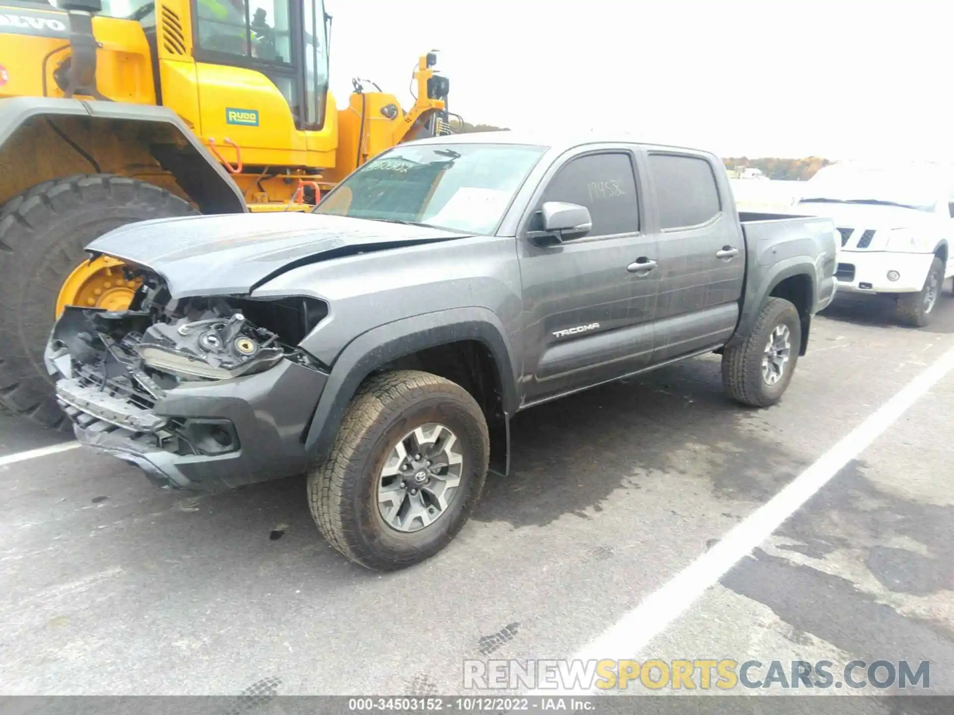 2 Photograph of a damaged car 3TMCZ5AN9MM422555 TOYOTA TACOMA 4WD 2021