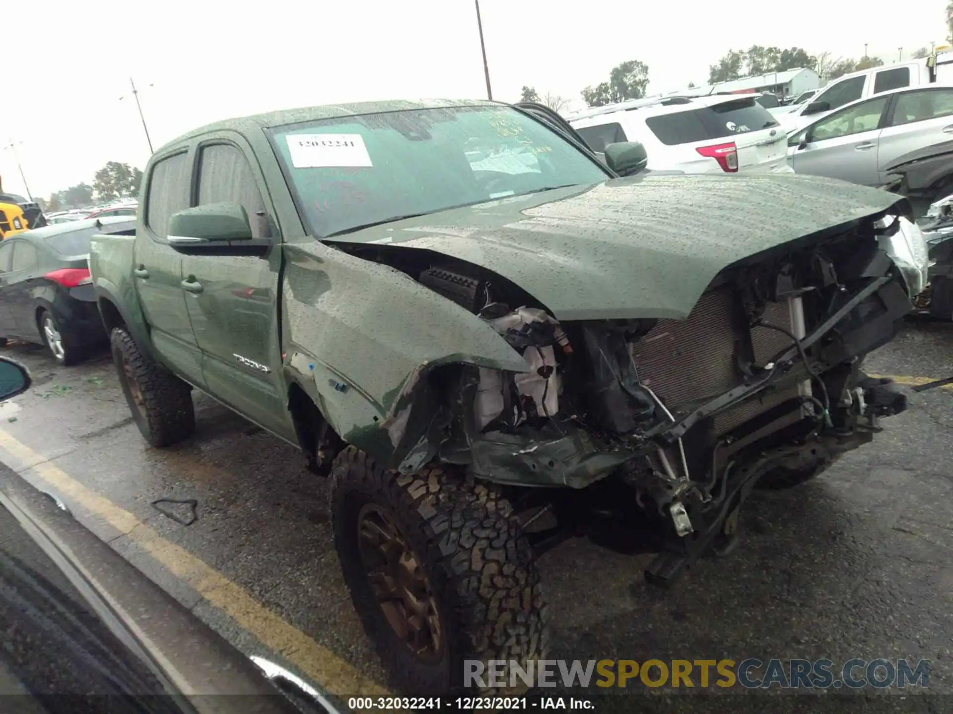 1 Photograph of a damaged car 3TMCZ5AN9MM430185 TOYOTA TACOMA 4WD 2021