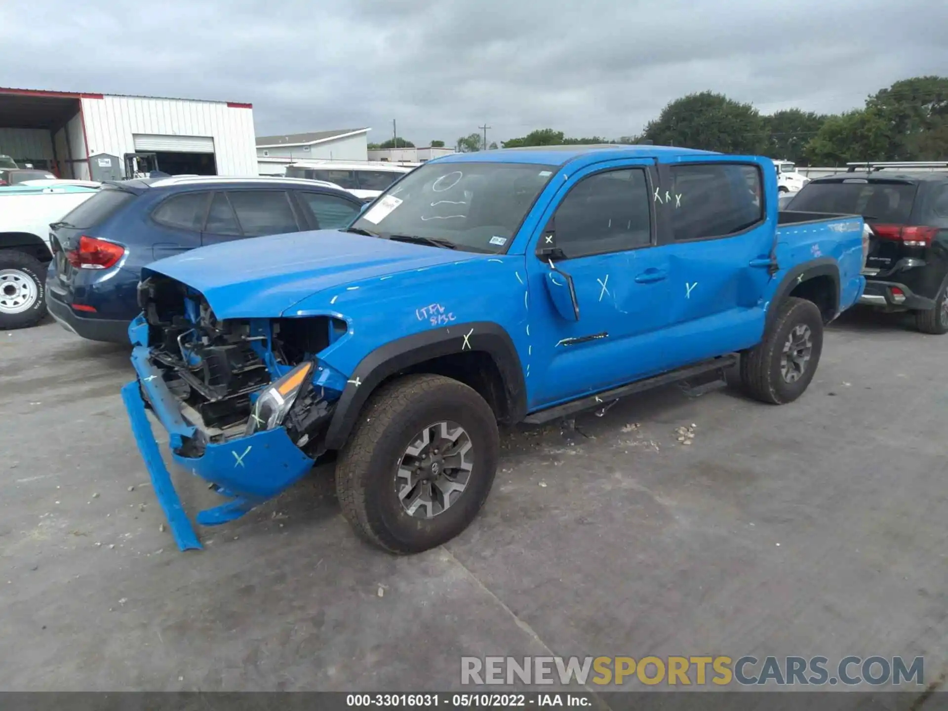 2 Фотография поврежденного автомобиля 3TMCZ5AN9MM431921 TOYOTA TACOMA 4WD 2021