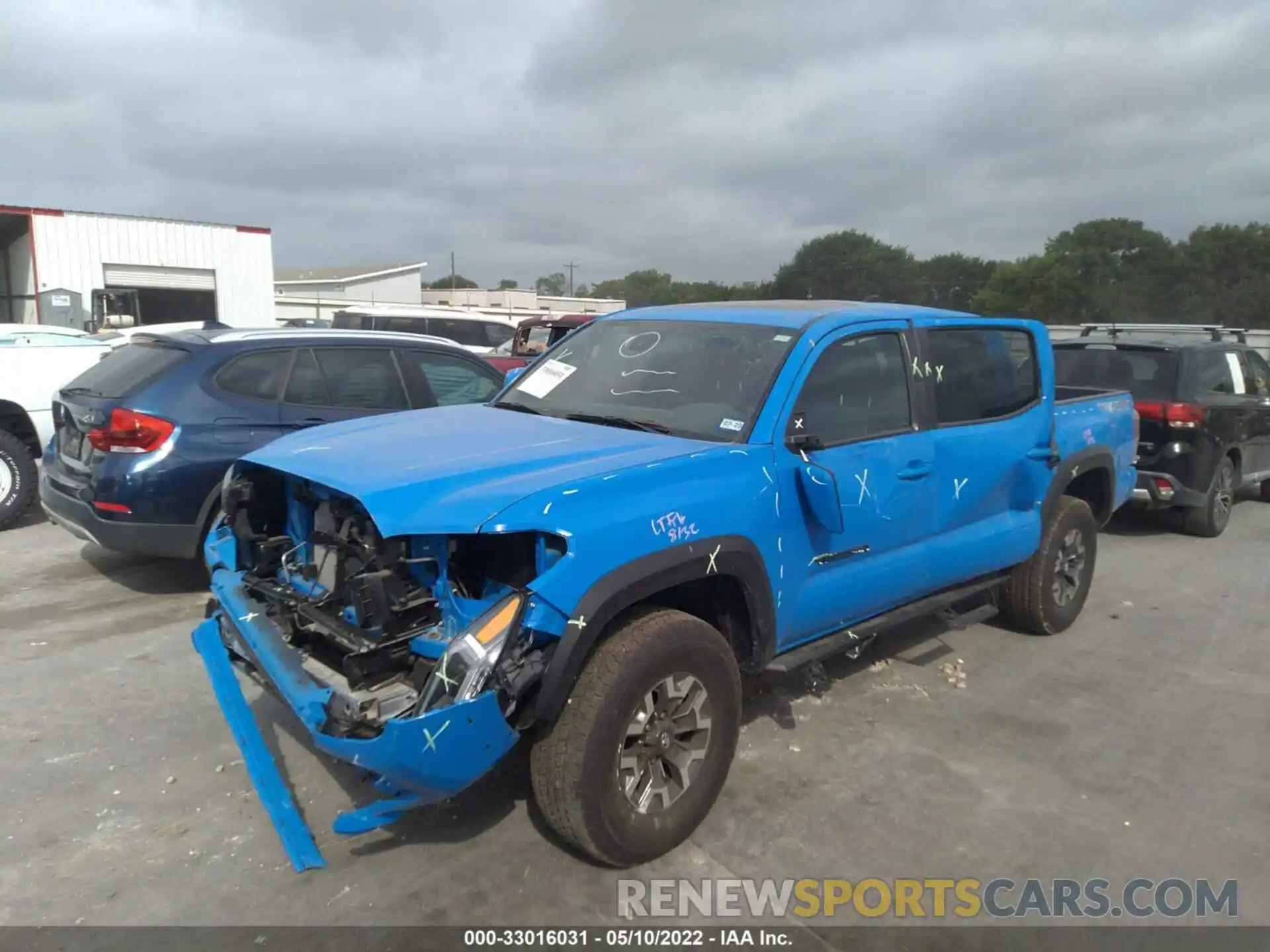 6 Photograph of a damaged car 3TMCZ5AN9MM431921 TOYOTA TACOMA 4WD 2021