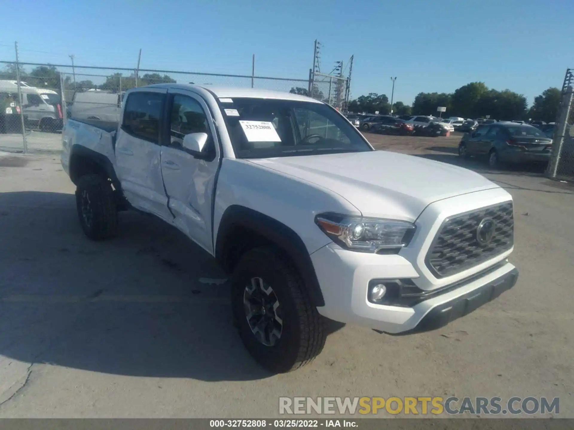 1 Photograph of a damaged car 3TMCZ5AN9MM433250 TOYOTA TACOMA 4WD 2021