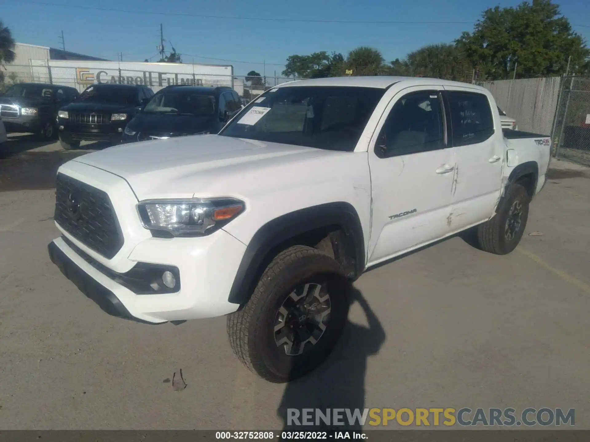 2 Photograph of a damaged car 3TMCZ5AN9MM433250 TOYOTA TACOMA 4WD 2021