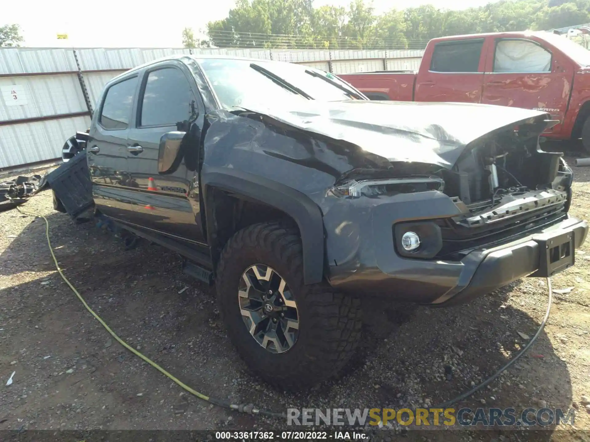 1 Photograph of a damaged car 3TMCZ5AN9MM437847 TOYOTA TACOMA 4WD 2021