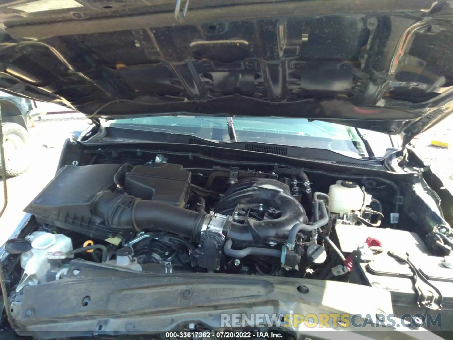 10 Photograph of a damaged car 3TMCZ5AN9MM437847 TOYOTA TACOMA 4WD 2021