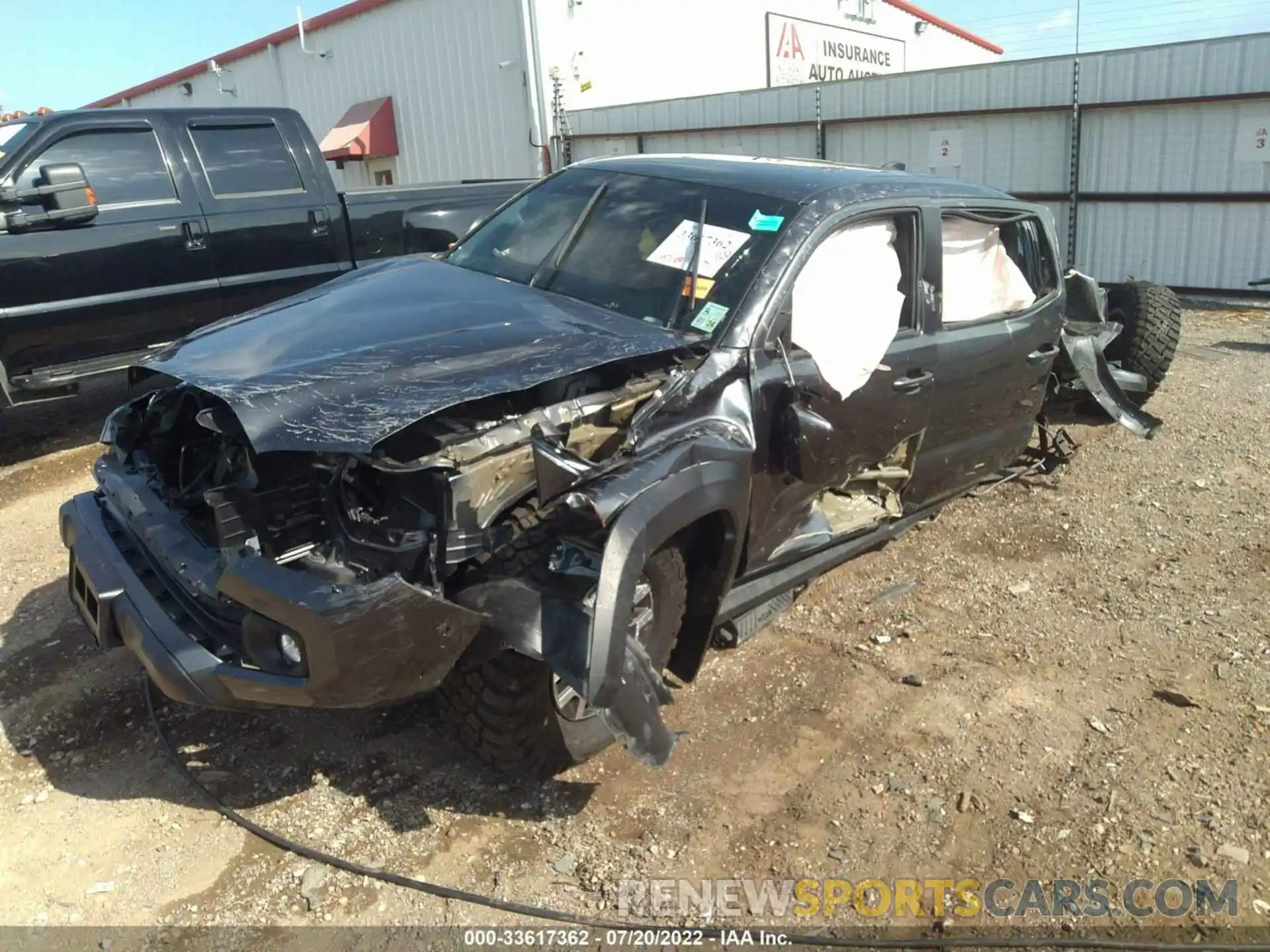 2 Photograph of a damaged car 3TMCZ5AN9MM437847 TOYOTA TACOMA 4WD 2021