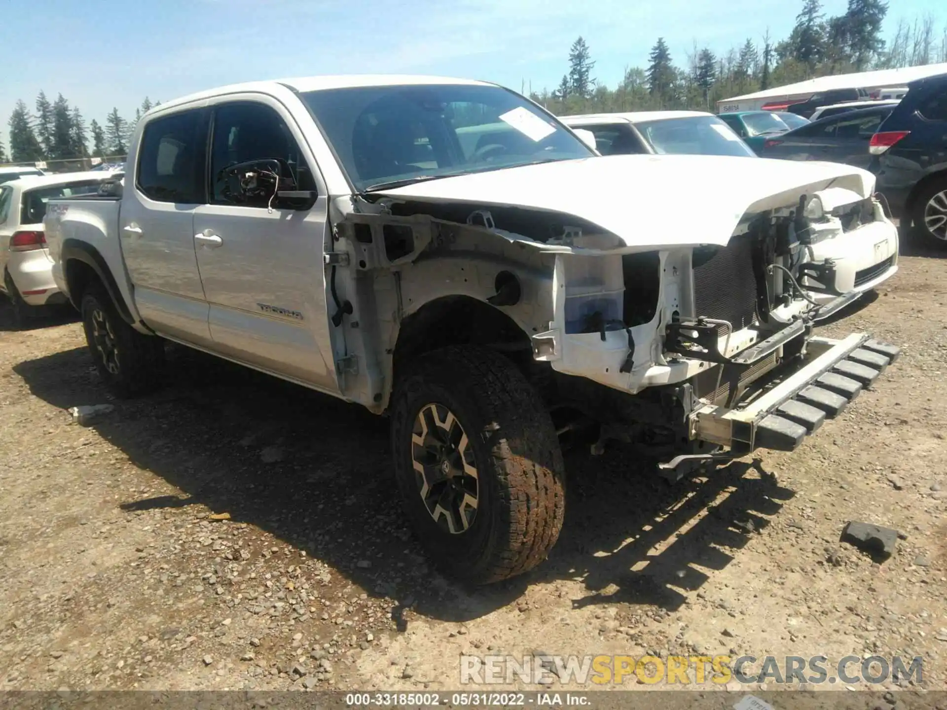 1 Фотография поврежденного автомобиля 3TMCZ5AN9MM440523 TOYOTA TACOMA 4WD 2021