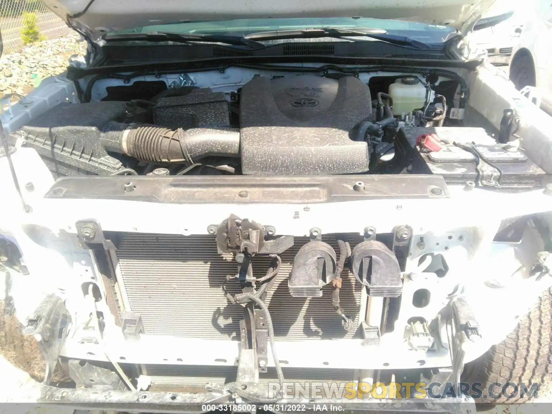 10 Фотография поврежденного автомобиля 3TMCZ5AN9MM440523 TOYOTA TACOMA 4WD 2021