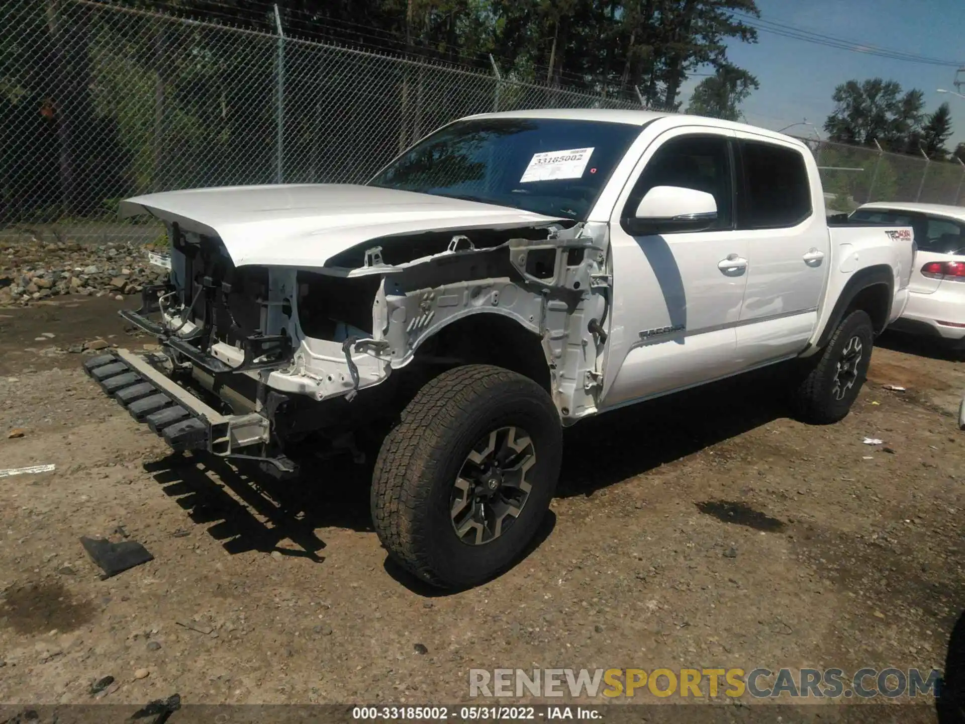 2 Photograph of a damaged car 3TMCZ5AN9MM440523 TOYOTA TACOMA 4WD 2021