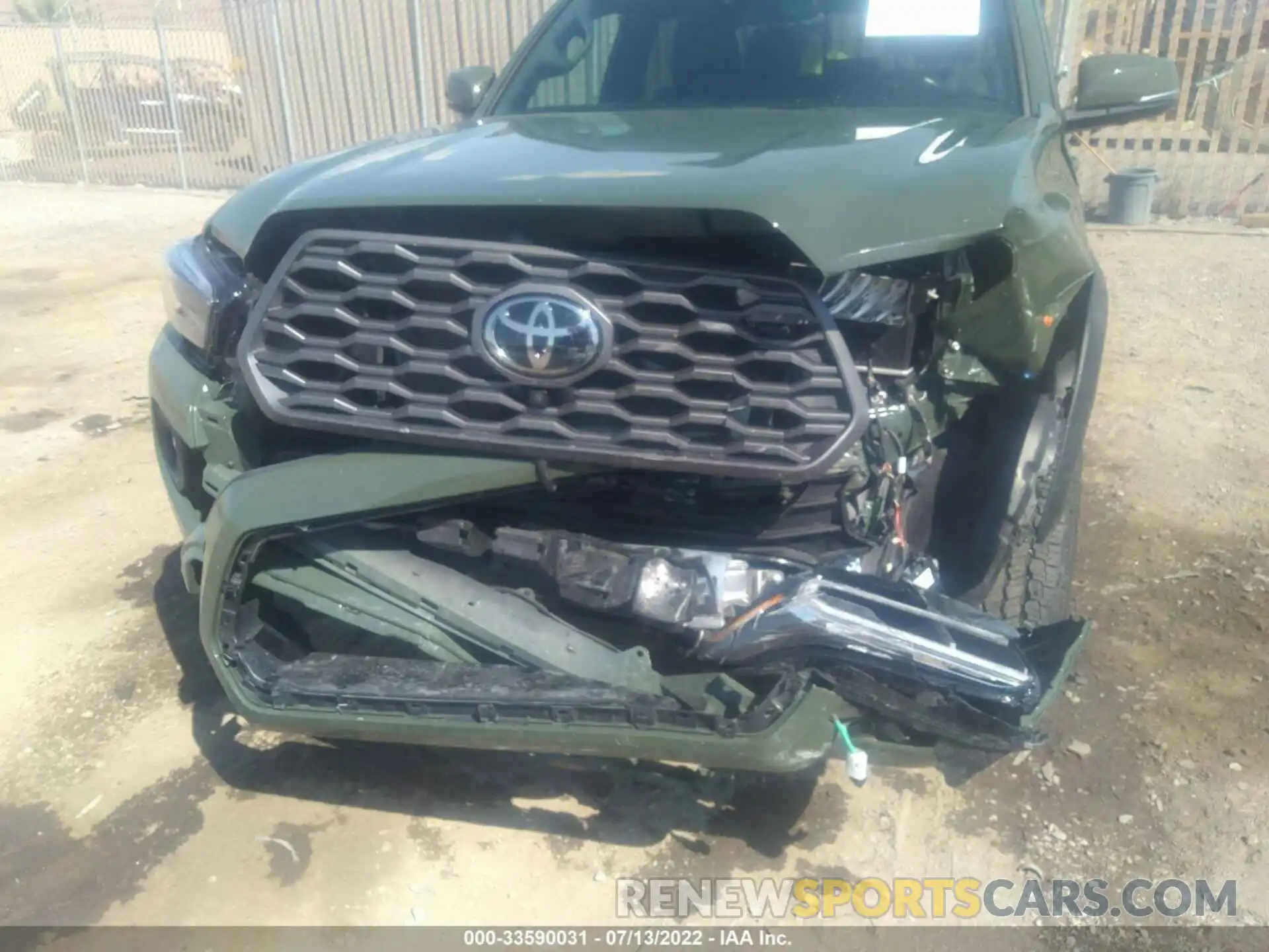 6 Photograph of a damaged car 3TMCZ5AN9MM443616 TOYOTA TACOMA 4WD 2021