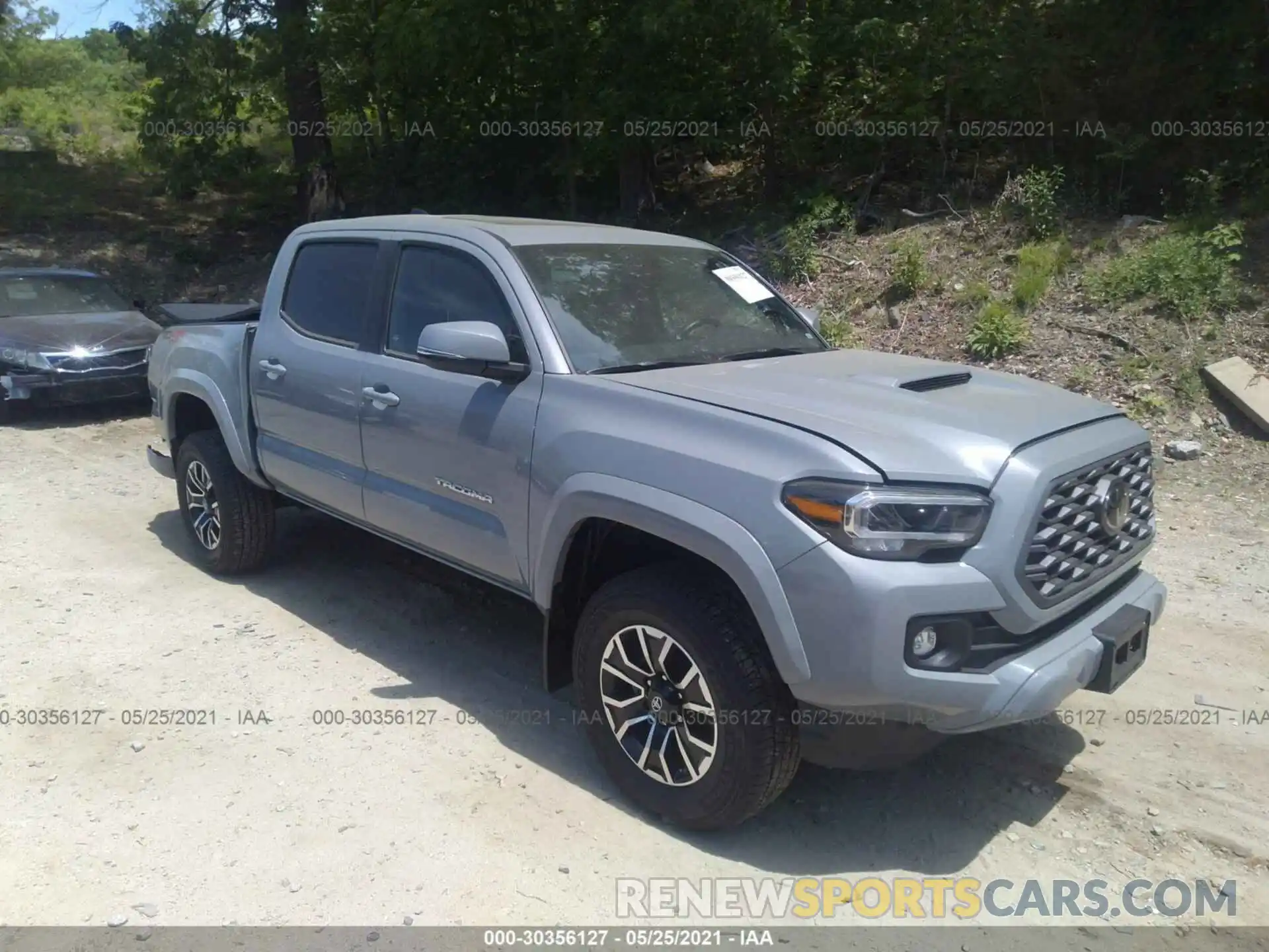 1 Photograph of a damaged car 3TMCZ5ANXMM372085 TOYOTA TACOMA 4WD 2021