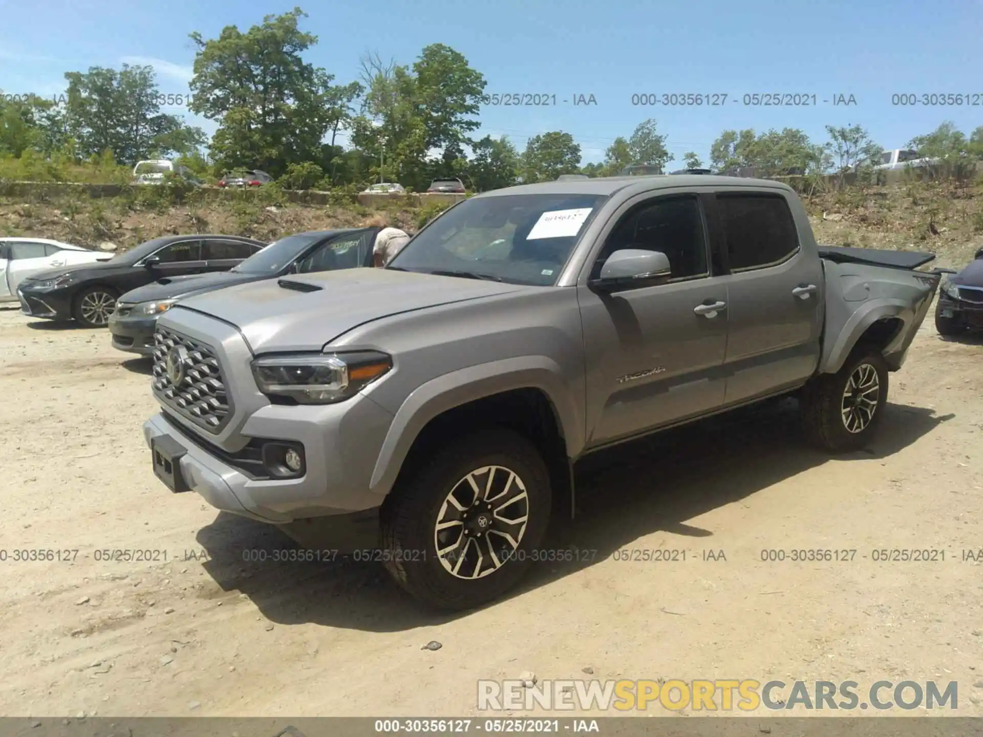 2 Photograph of a damaged car 3TMCZ5ANXMM372085 TOYOTA TACOMA 4WD 2021