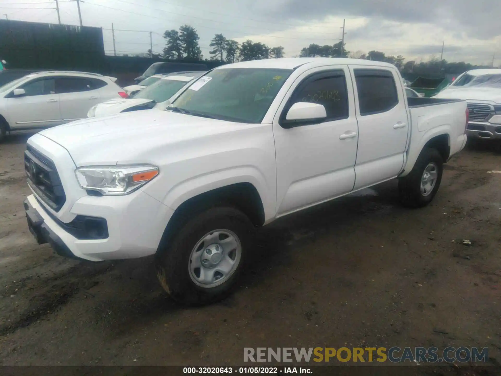 2 Photograph of a damaged car 3TMCZ5ANXMM386682 TOYOTA TACOMA 4WD 2021