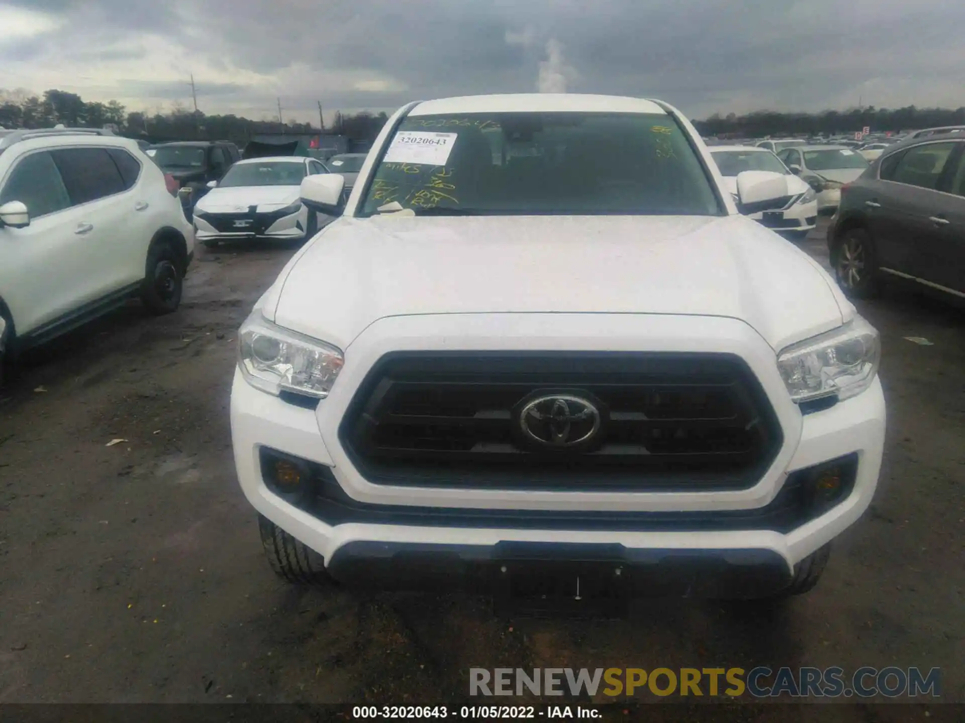 6 Photograph of a damaged car 3TMCZ5ANXMM386682 TOYOTA TACOMA 4WD 2021