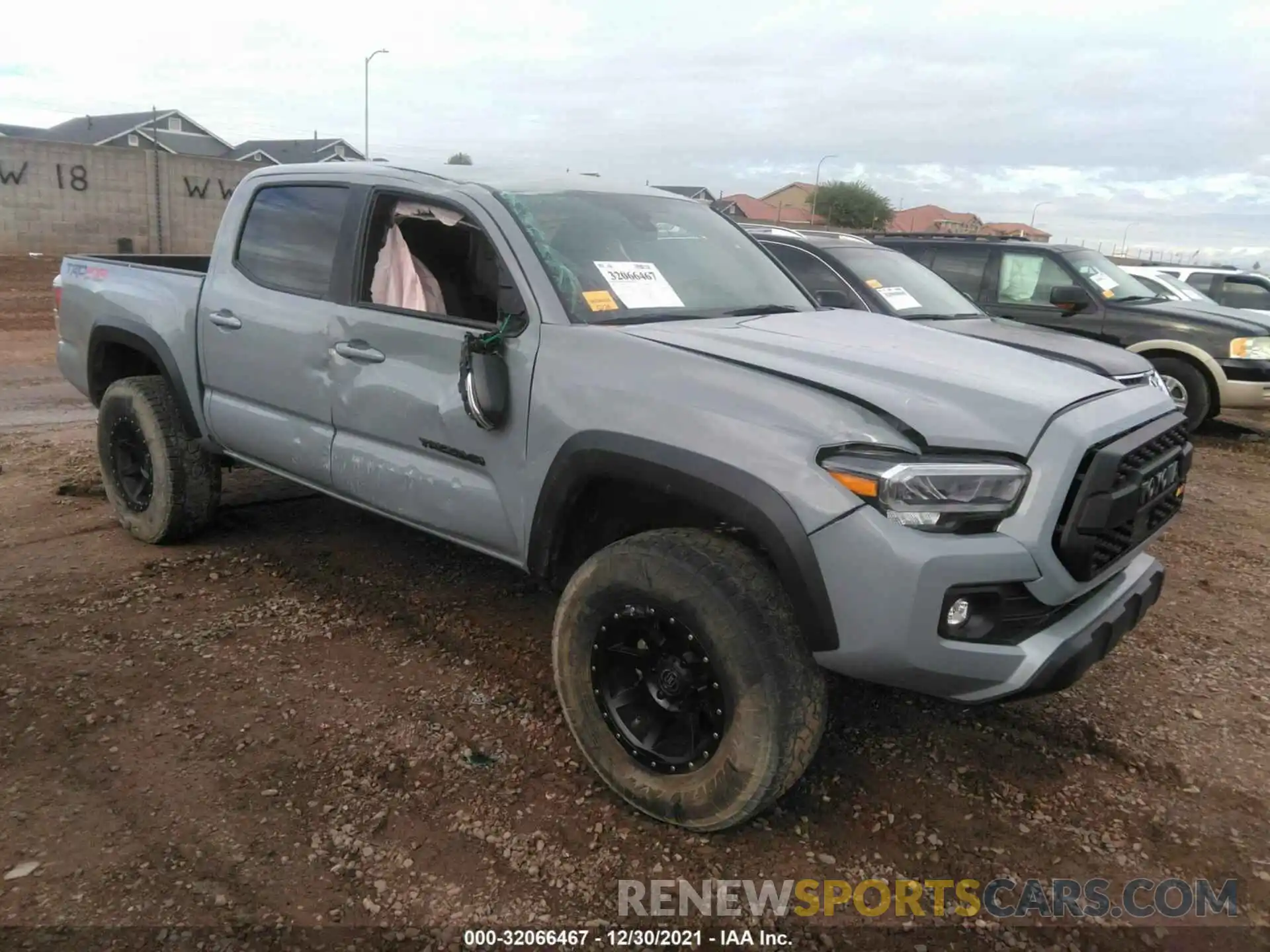 1 Photograph of a damaged car 3TMCZ5ANXMM394152 TOYOTA TACOMA 4WD 2021