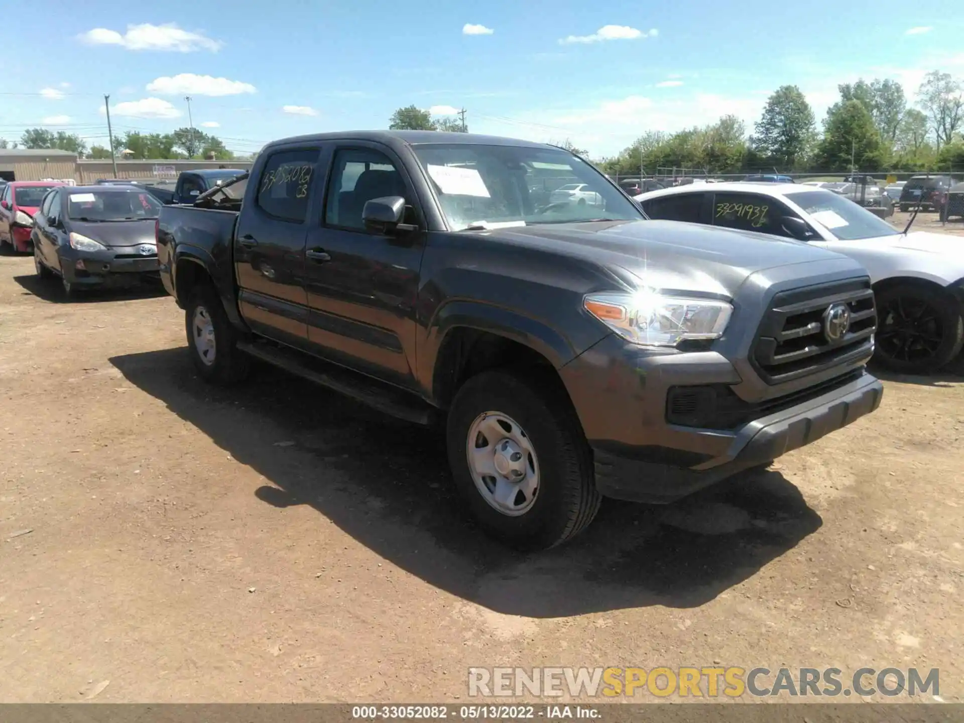 1 Photograph of a damaged car 3TMCZ5ANXMM394913 TOYOTA TACOMA 4WD 2021