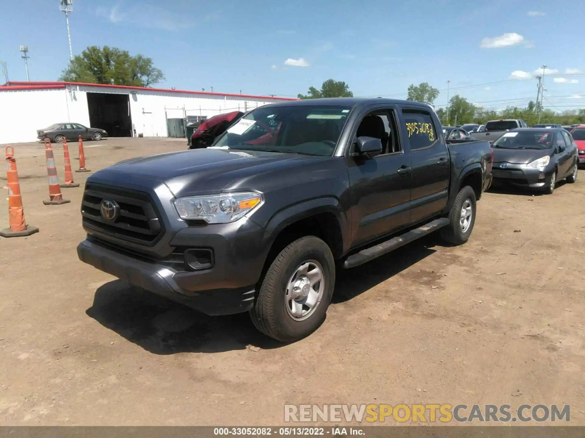 2 Photograph of a damaged car 3TMCZ5ANXMM394913 TOYOTA TACOMA 4WD 2021