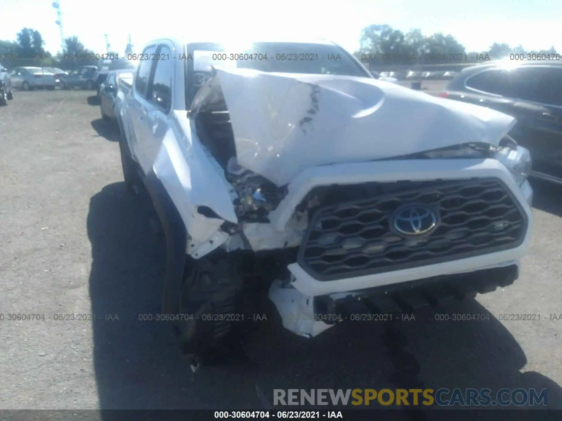 6 Photograph of a damaged car 3TMCZ5ANXMM395978 TOYOTA TACOMA 4WD 2021