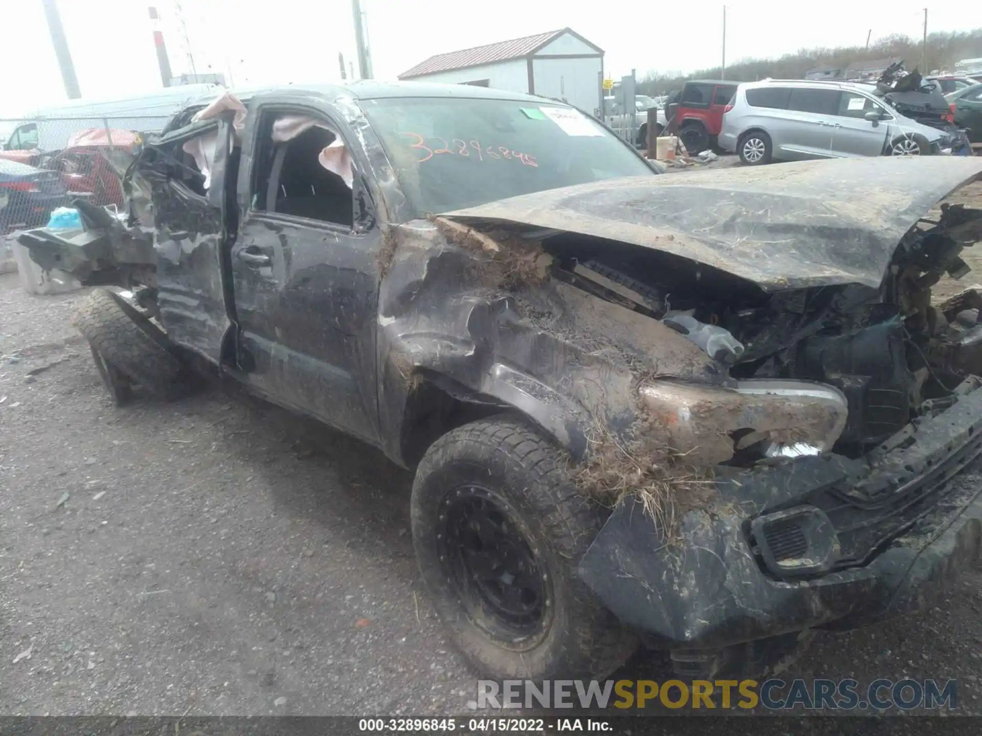 1 Photograph of a damaged car 3TMCZ5ANXMM399318 TOYOTA TACOMA 4WD 2021