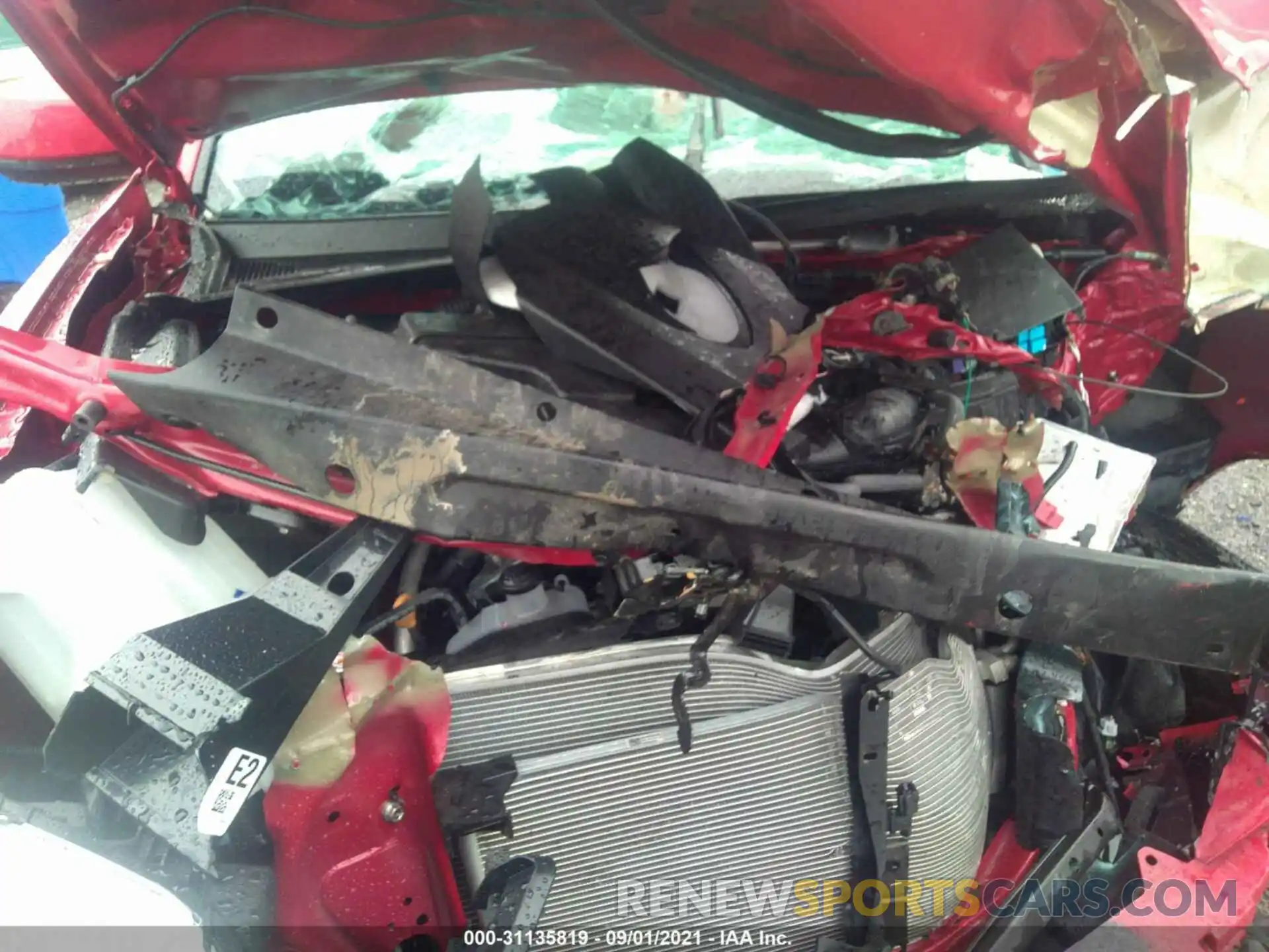 10 Photograph of a damaged car 3TMCZ5ANXMM399495 TOYOTA TACOMA 4WD 2021