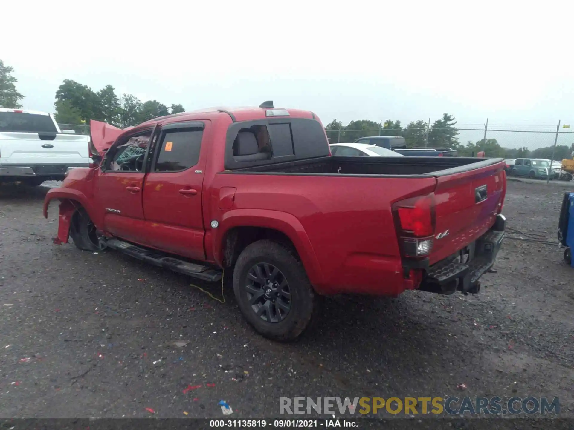 3 Фотография поврежденного автомобиля 3TMCZ5ANXMM399495 TOYOTA TACOMA 4WD 2021