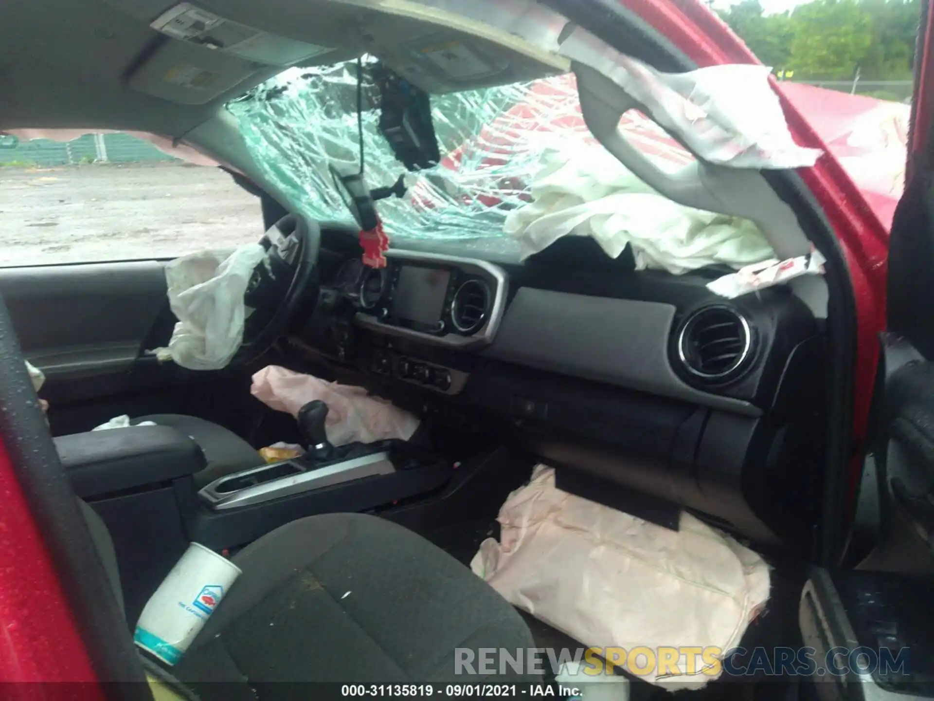 5 Photograph of a damaged car 3TMCZ5ANXMM399495 TOYOTA TACOMA 4WD 2021