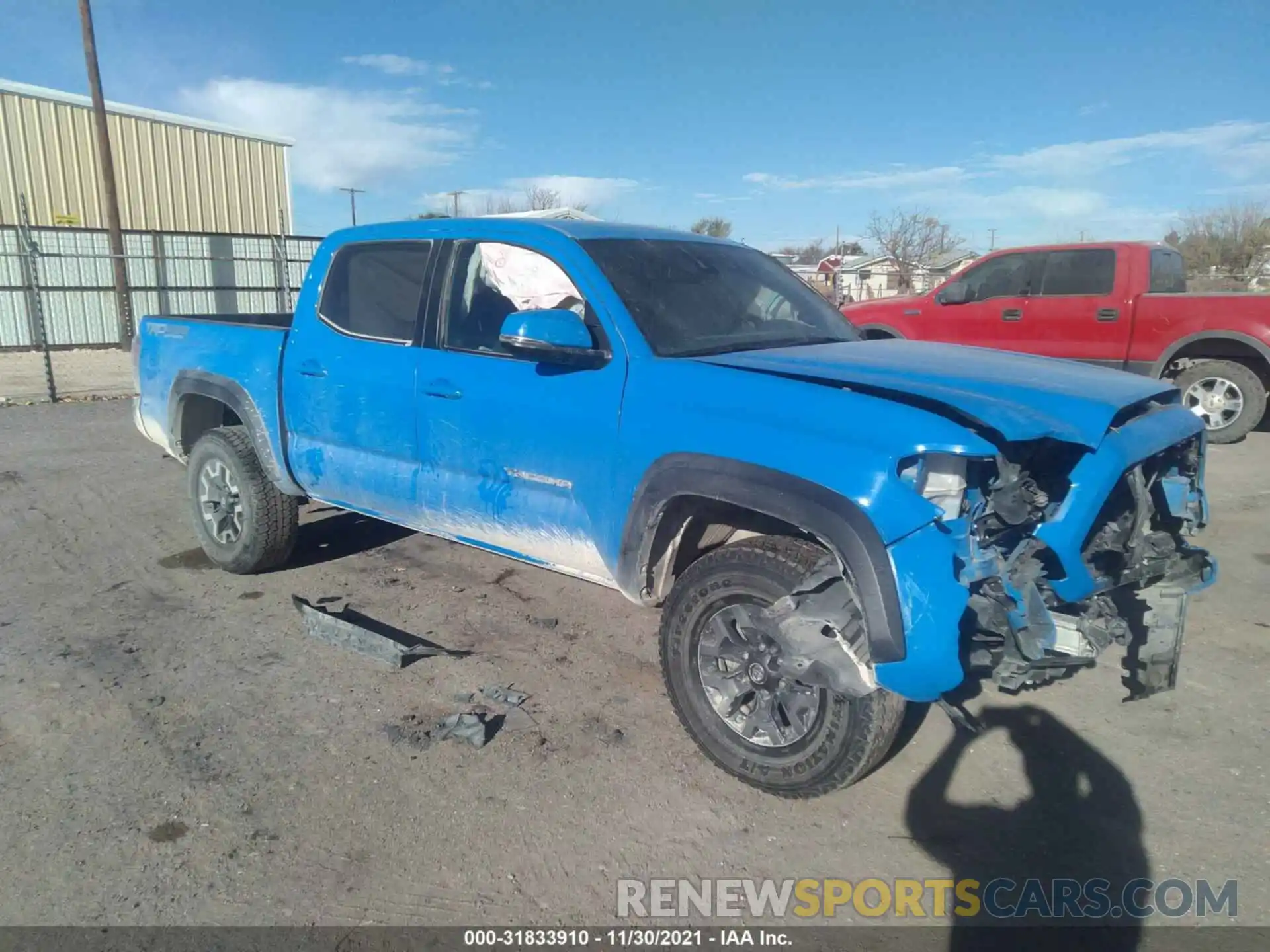 1 Photograph of a damaged car 3TMCZ5ANXMM399576 TOYOTA TACOMA 4WD 2021