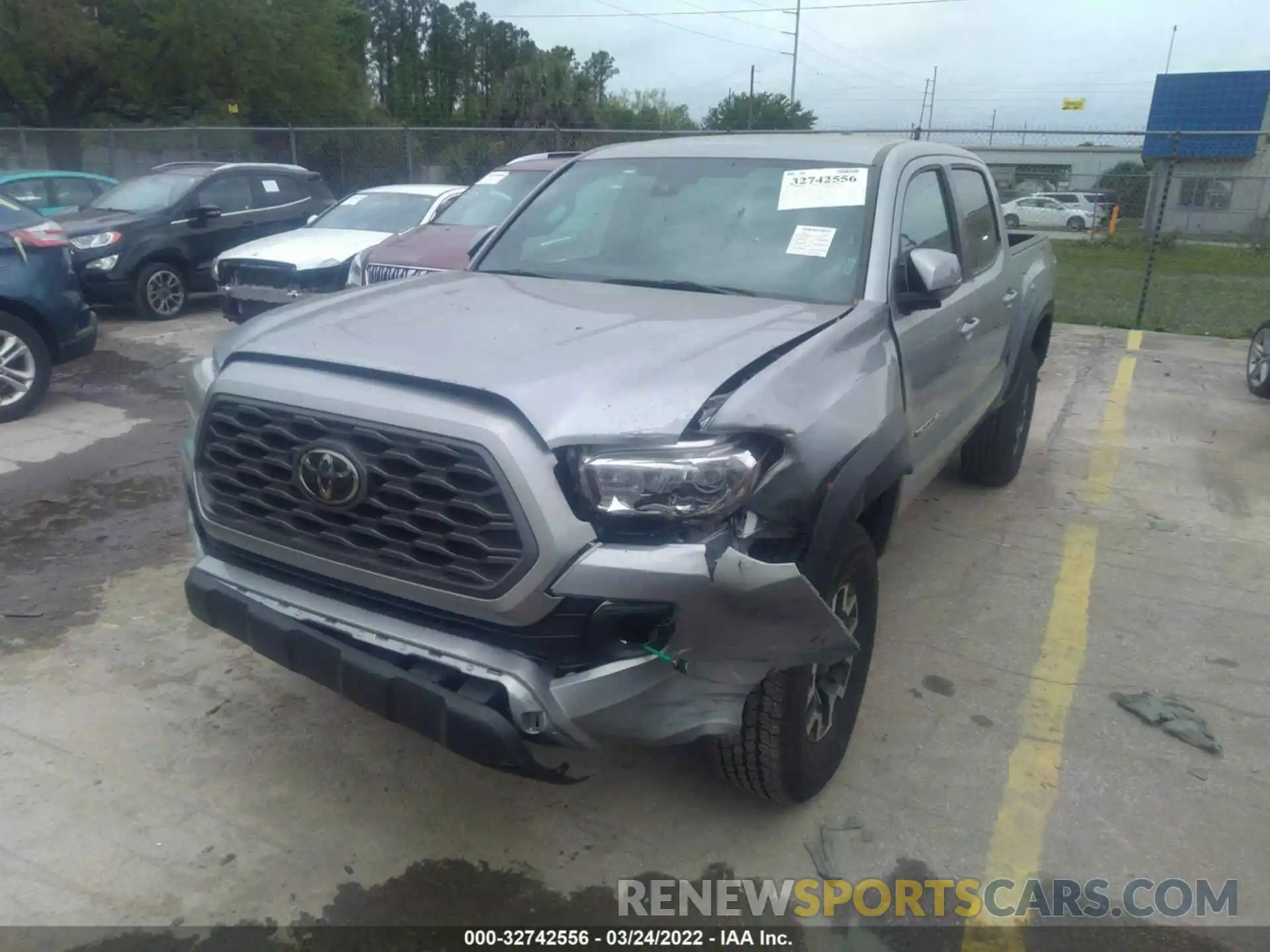 6 Photograph of a damaged car 3TMCZ5ANXMM399657 TOYOTA TACOMA 4WD 2021