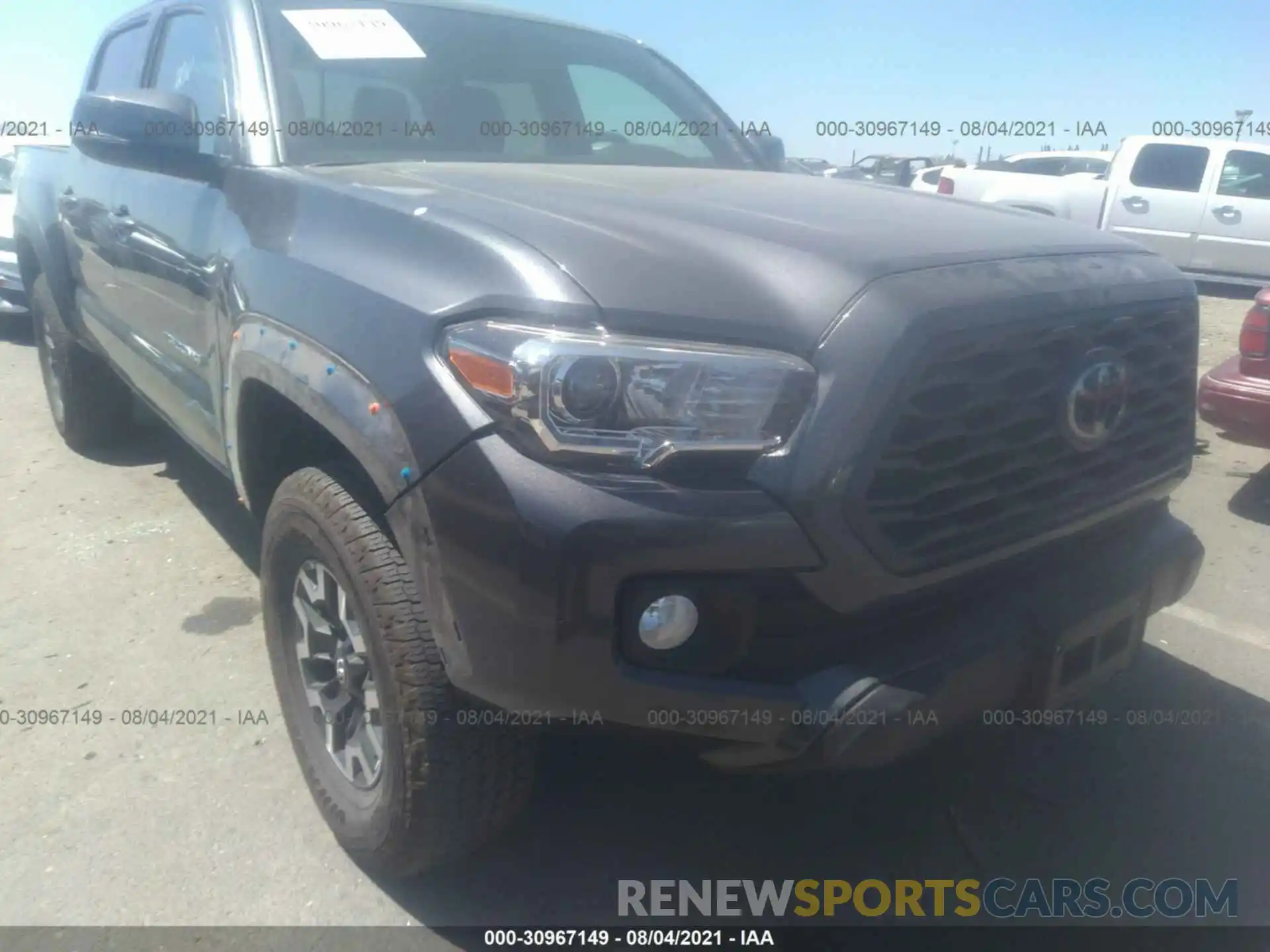 6 Photograph of a damaged car 3TMCZ5ANXMM399707 TOYOTA TACOMA 4WD 2021