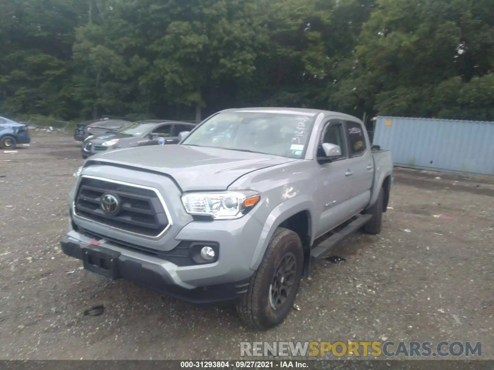 2 Photograph of a damaged car 3TMCZ5ANXMM402296 TOYOTA TACOMA 4WD 2021