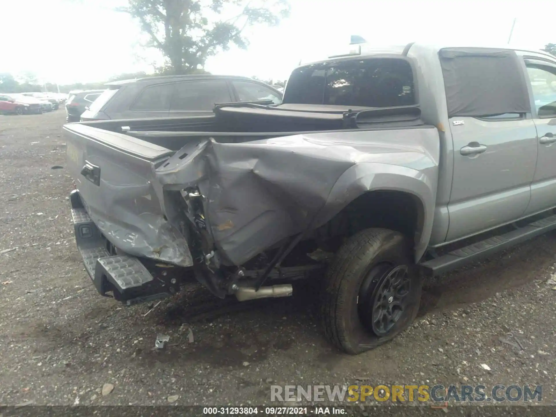 6 Photograph of a damaged car 3TMCZ5ANXMM402296 TOYOTA TACOMA 4WD 2021