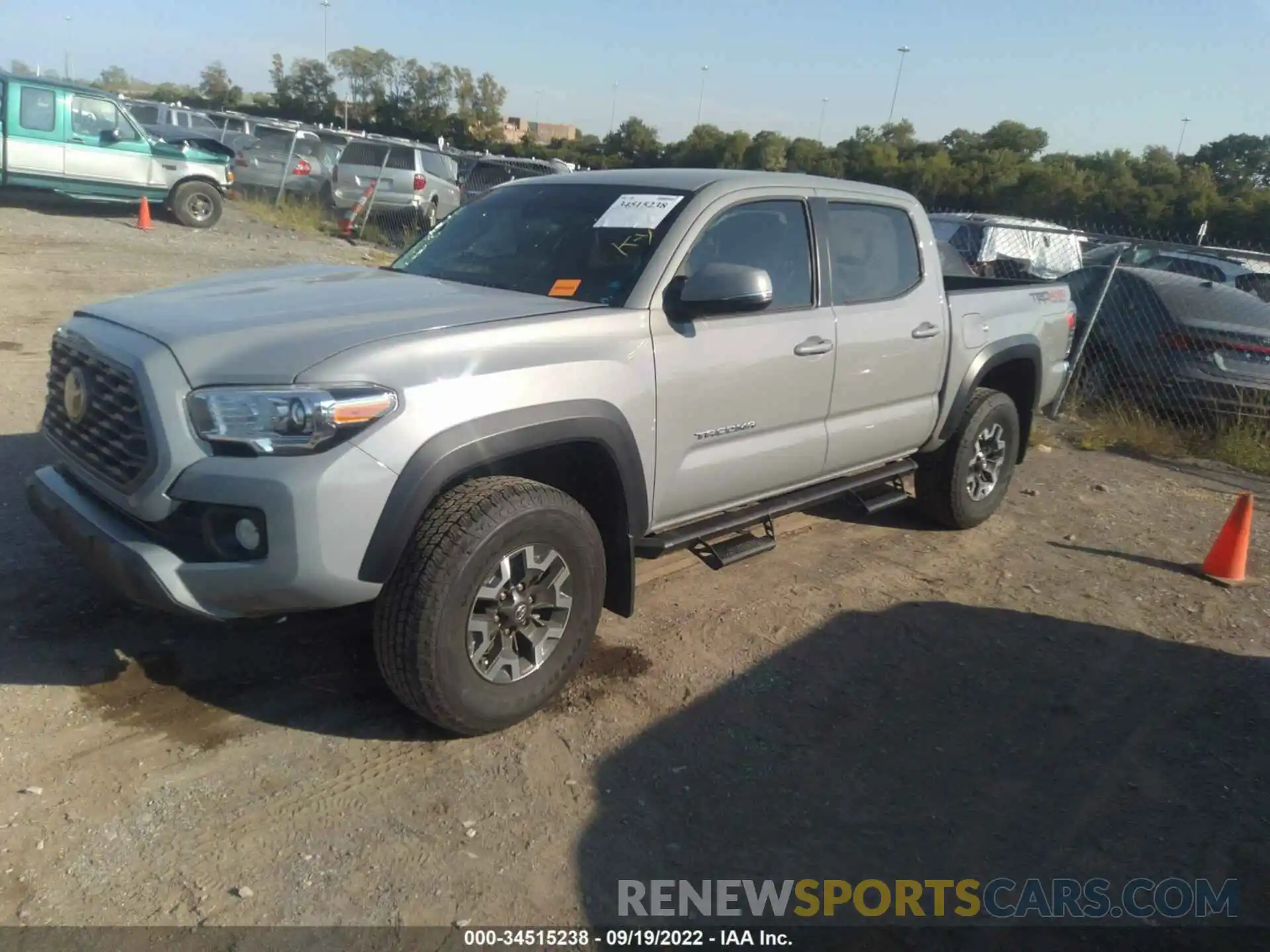 2 Фотография поврежденного автомобиля 3TMCZ5ANXMM403691 TOYOTA TACOMA 4WD 2021