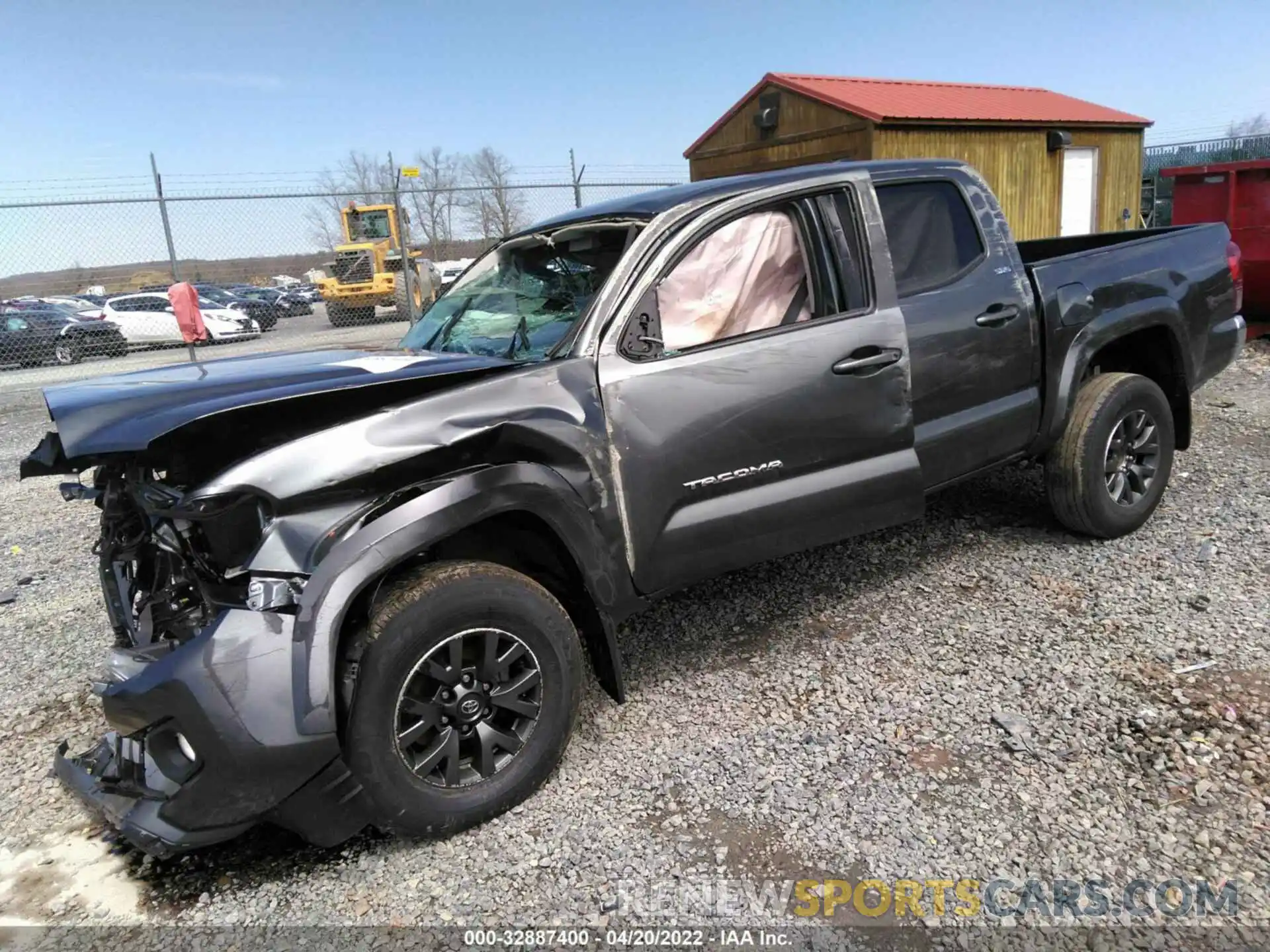 2 Photograph of a damaged car 3TMCZ5ANXMM403867 TOYOTA TACOMA 4WD 2021