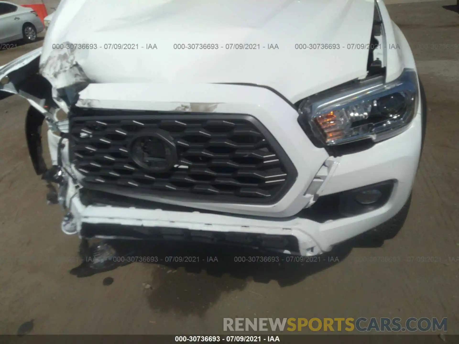 6 Photograph of a damaged car 3TMCZ5ANXMM404081 TOYOTA TACOMA 4WD 2021