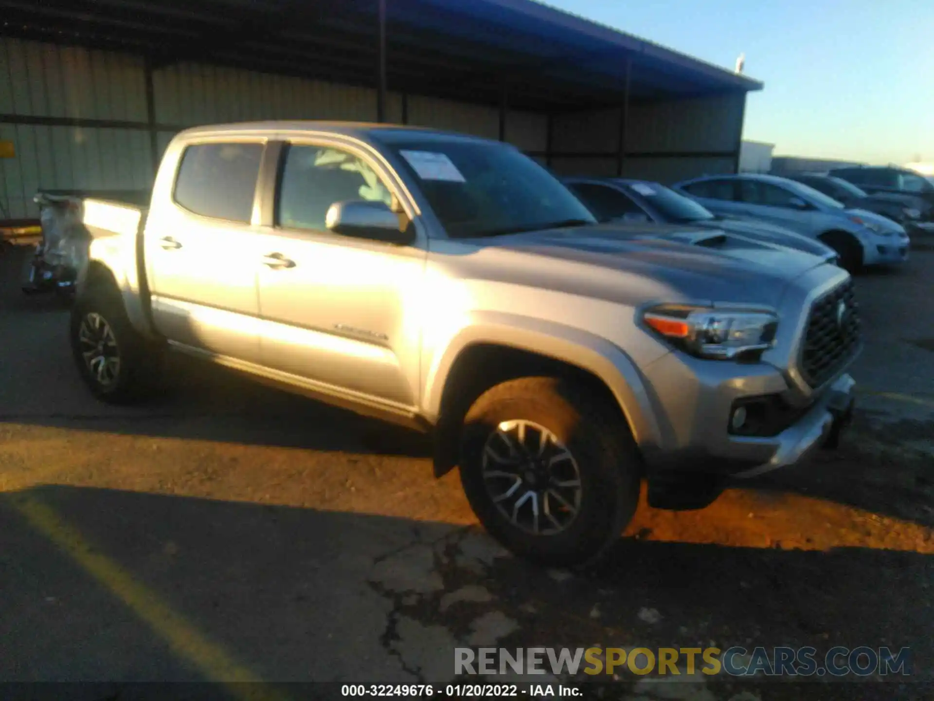 1 Photograph of a damaged car 3TMCZ5ANXMM406221 TOYOTA TACOMA 4WD 2021