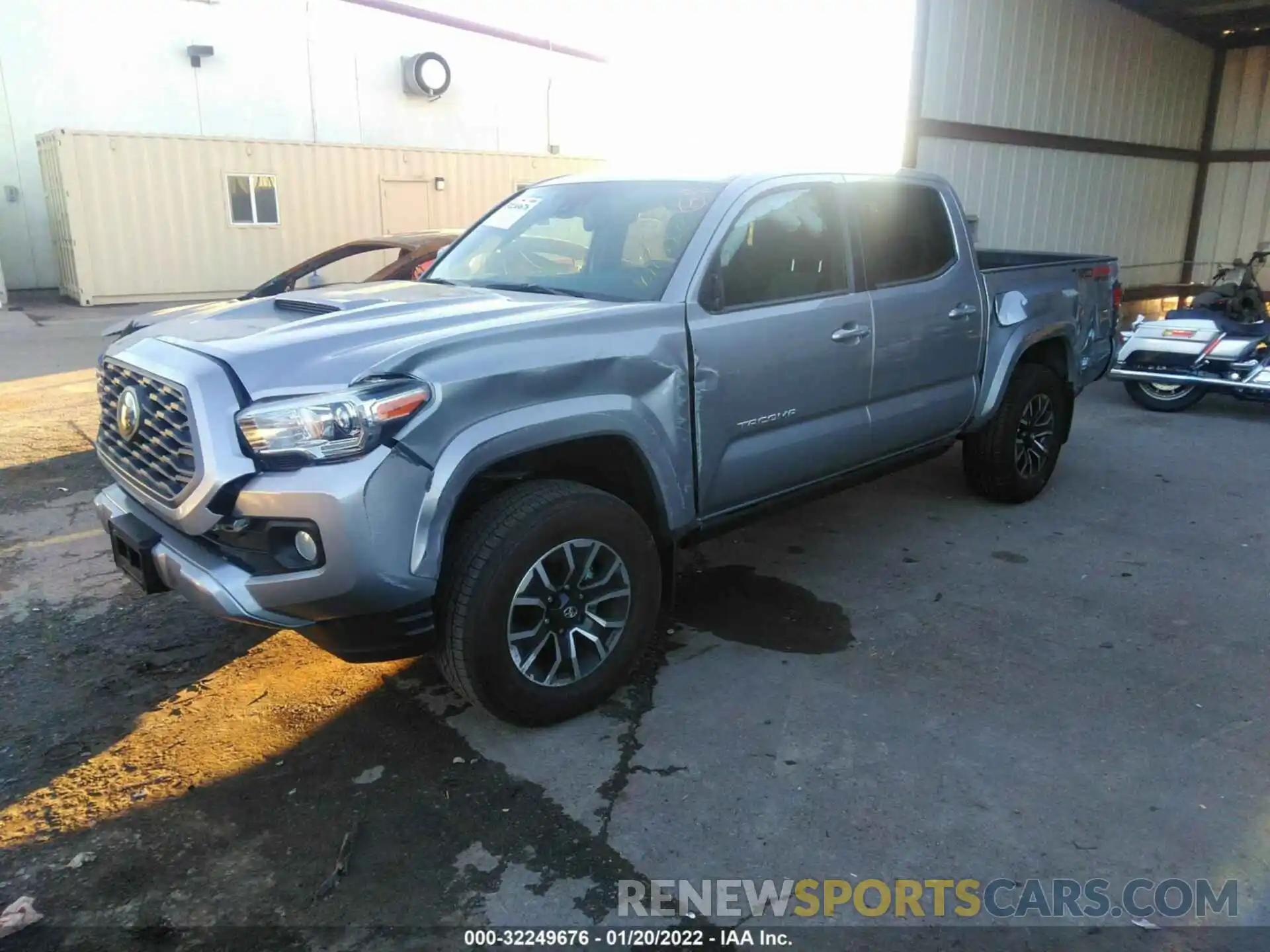 2 Photograph of a damaged car 3TMCZ5ANXMM406221 TOYOTA TACOMA 4WD 2021