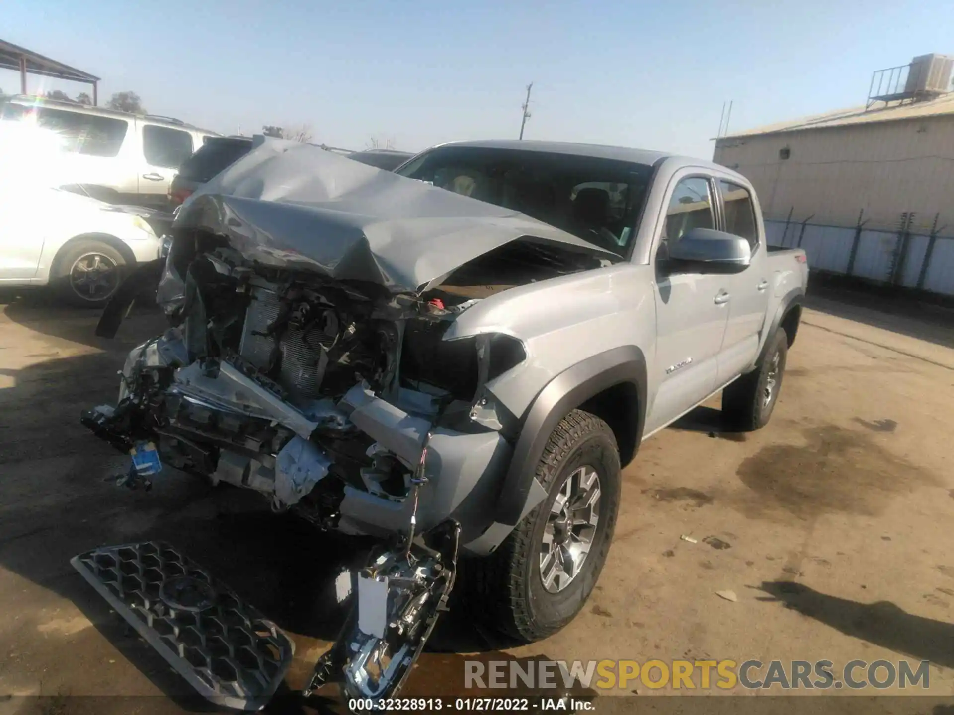 2 Photograph of a damaged car 3TMCZ5ANXMM407966 TOYOTA TACOMA 4WD 2021