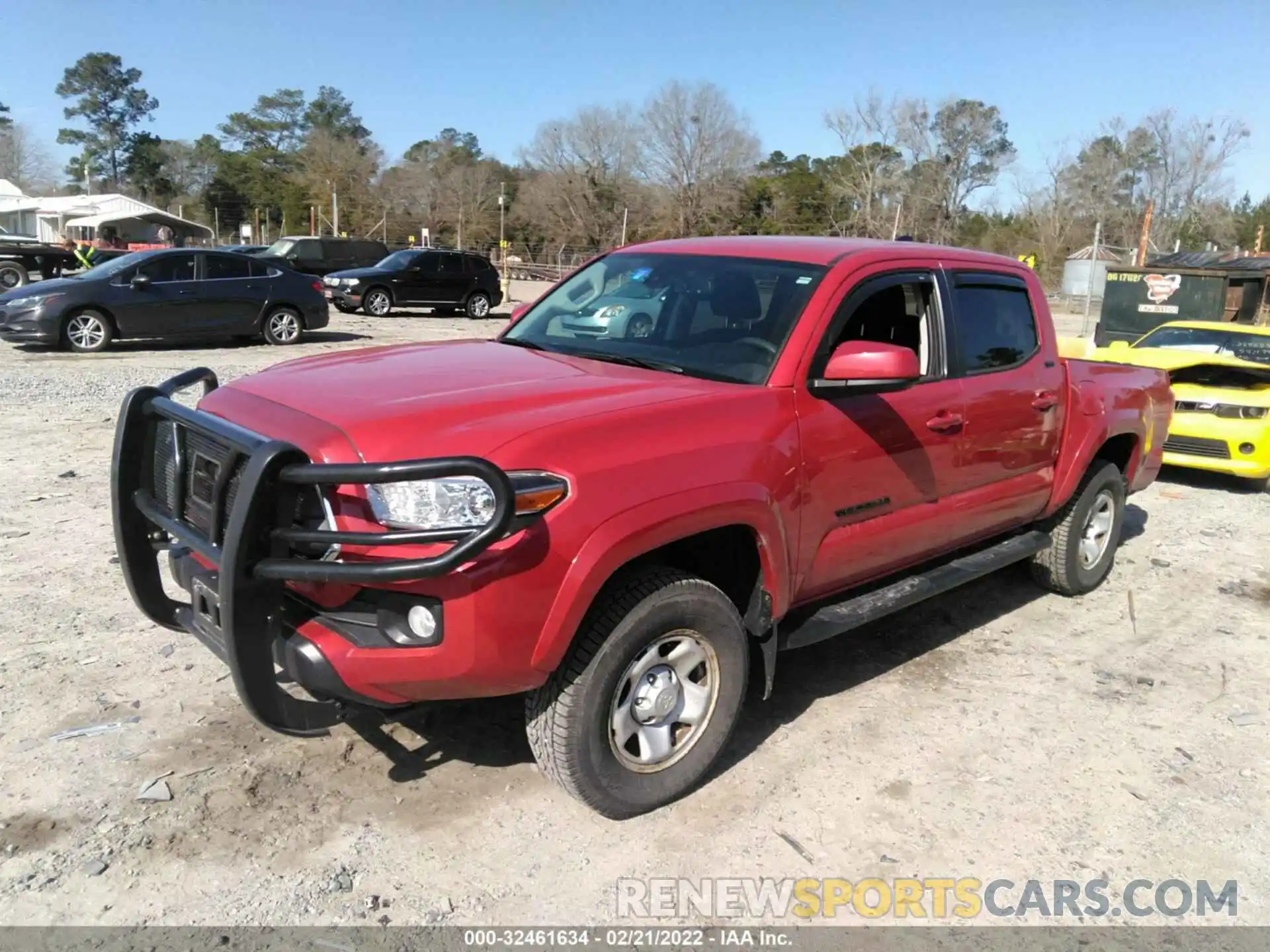 2 Photograph of a damaged car 3TMCZ5ANXMM413461 TOYOTA TACOMA 4WD 2021