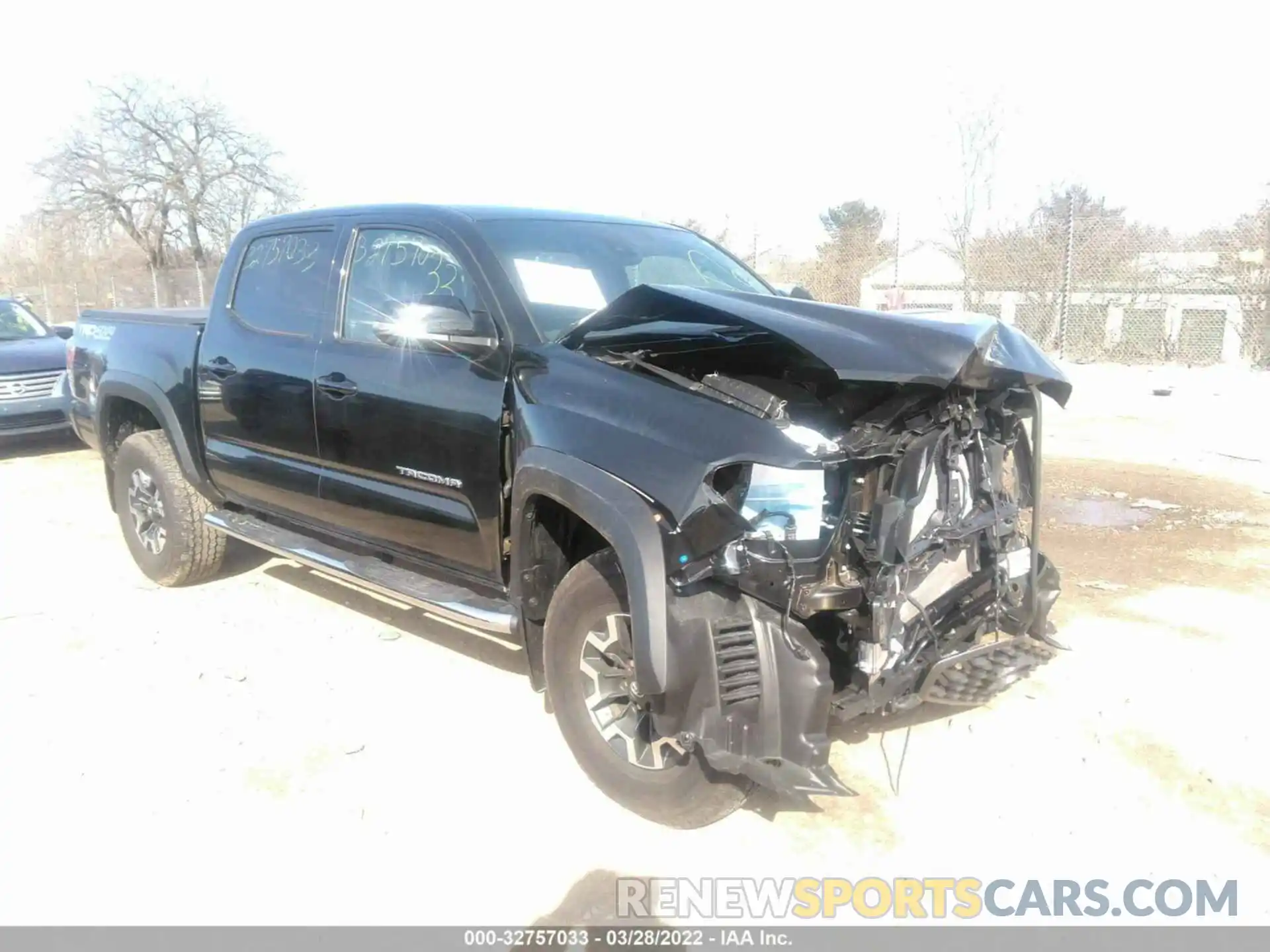 1 Photograph of a damaged car 3TMCZ5ANXMM419177 TOYOTA TACOMA 4WD 2021