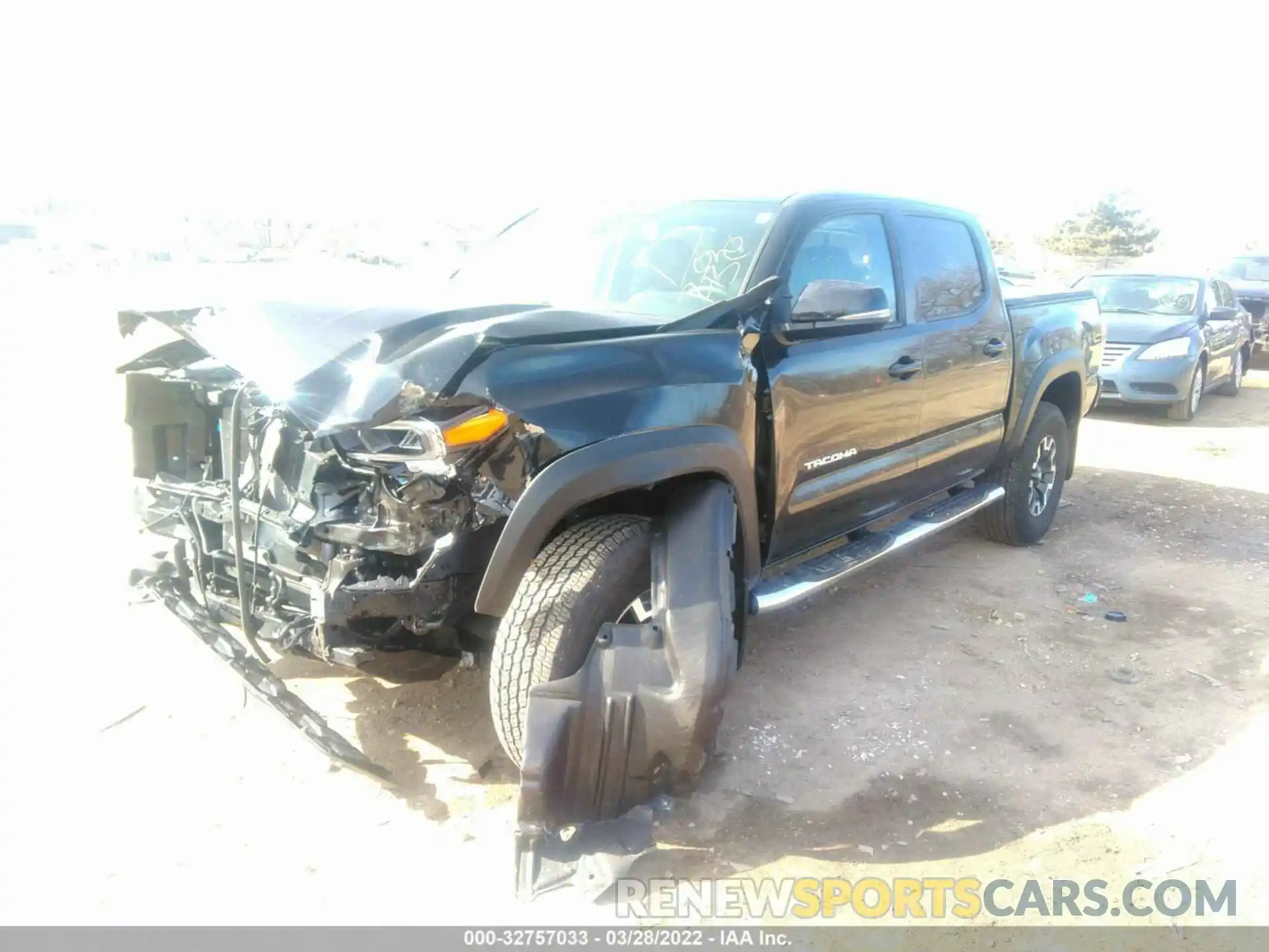 2 Photograph of a damaged car 3TMCZ5ANXMM419177 TOYOTA TACOMA 4WD 2021