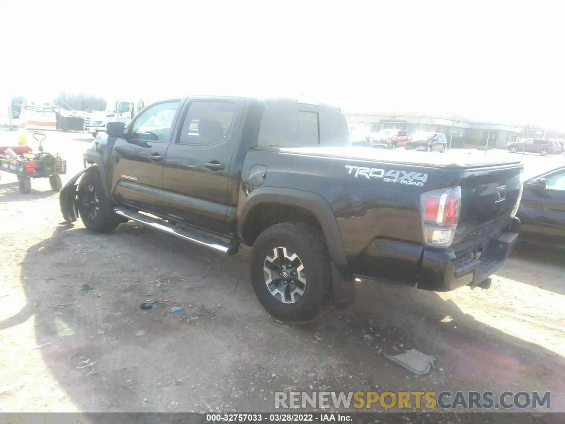 3 Photograph of a damaged car 3TMCZ5ANXMM419177 TOYOTA TACOMA 4WD 2021