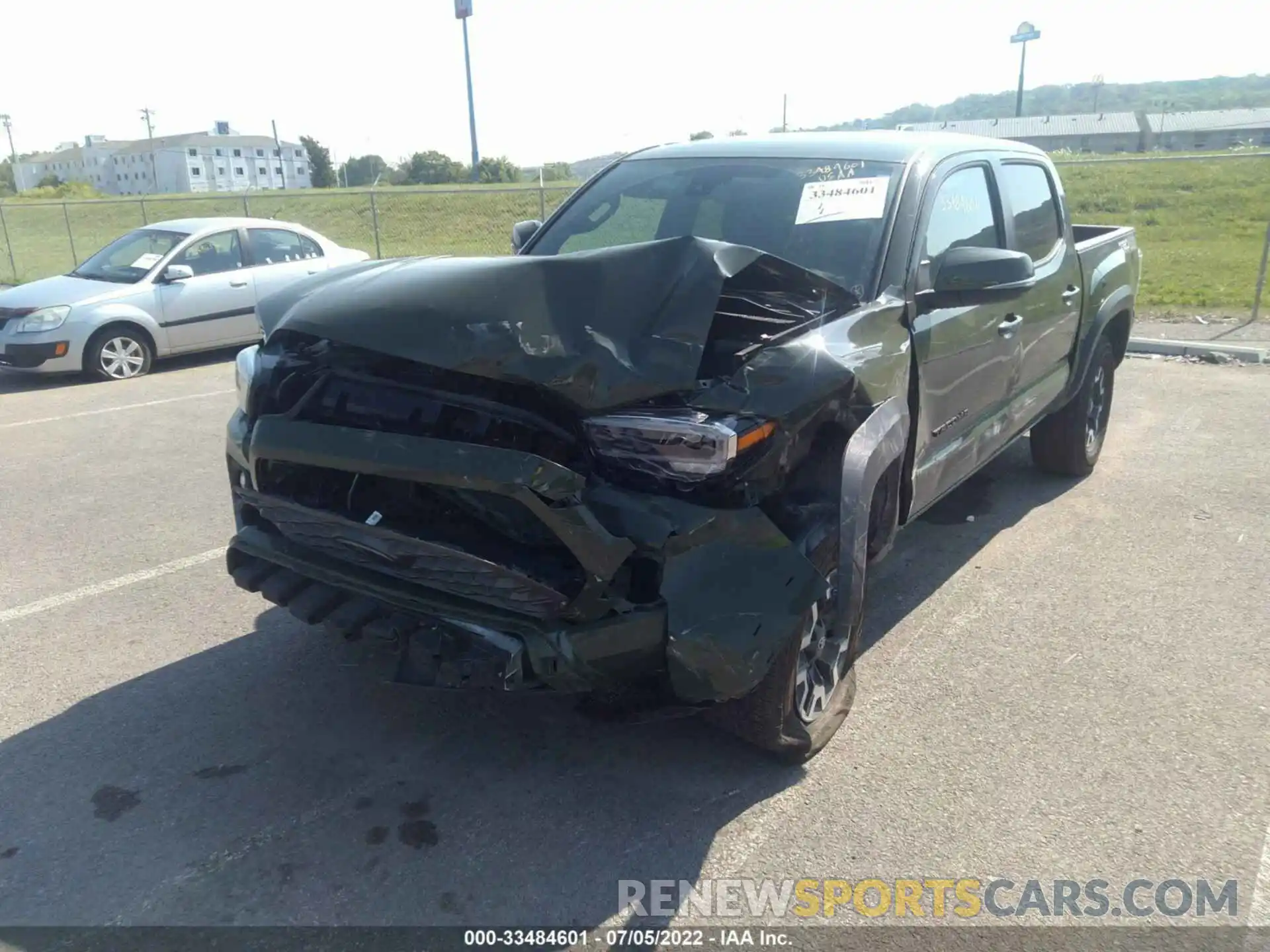 6 Photograph of a damaged car 3TMCZ5ANXMM423777 TOYOTA TACOMA 4WD 2021