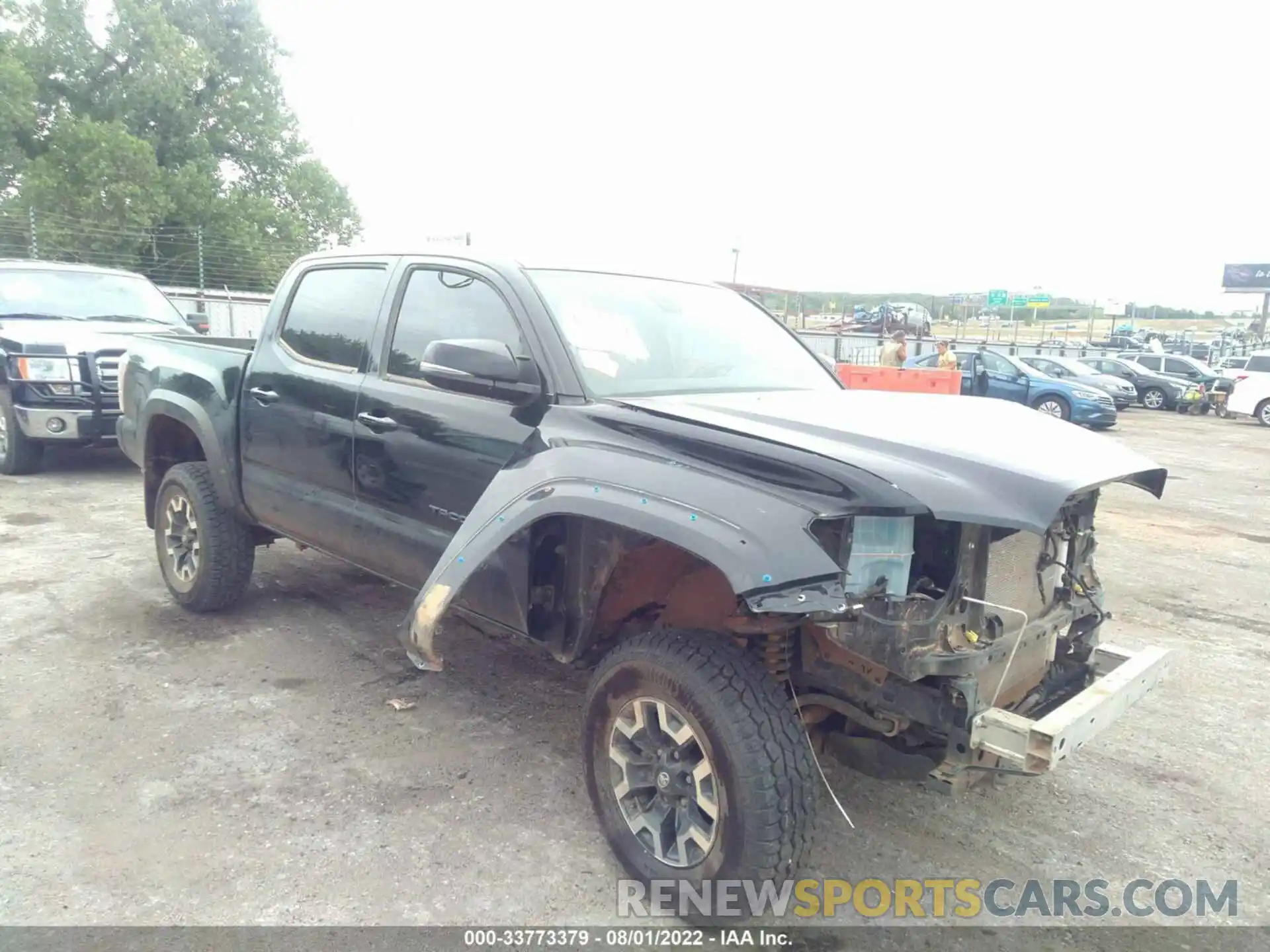 1 Photograph of a damaged car 3TMCZ5ANXMM432754 TOYOTA TACOMA 4WD 2021