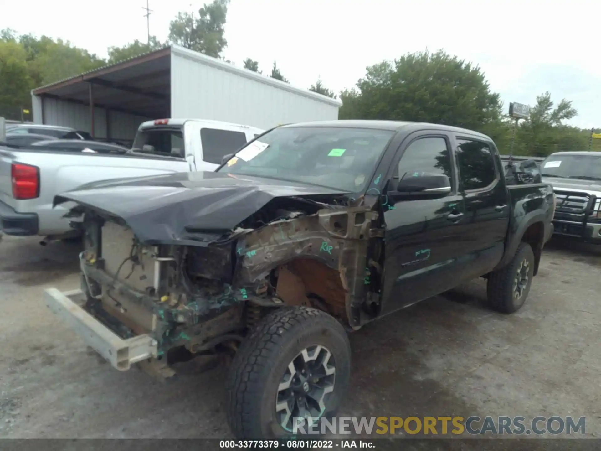 2 Photograph of a damaged car 3TMCZ5ANXMM432754 TOYOTA TACOMA 4WD 2021