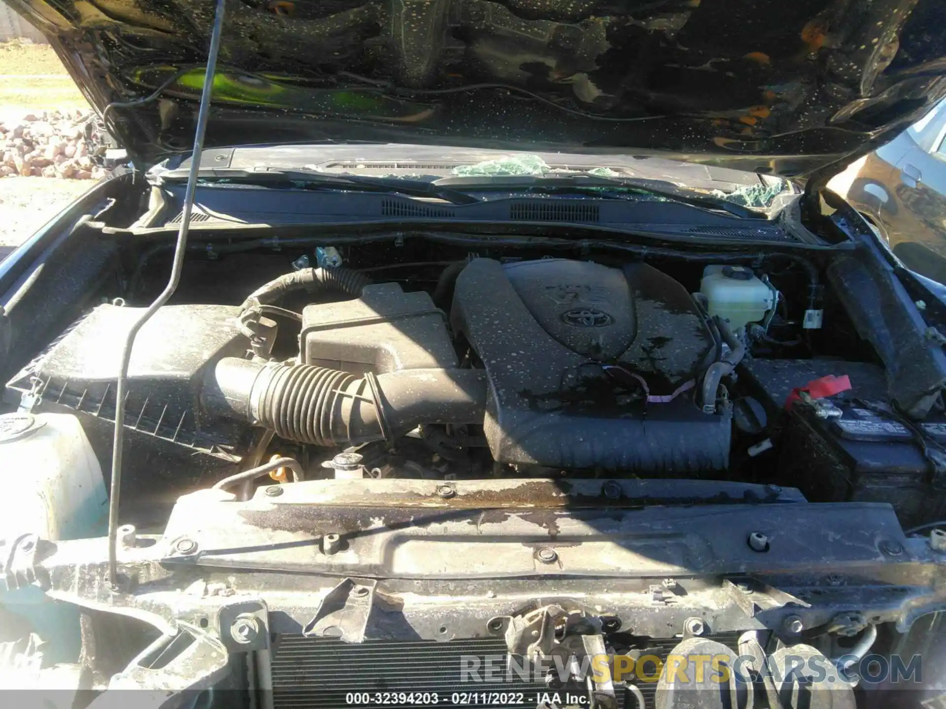 10 Photograph of a damaged car 3TMCZ5ANXMM435282 TOYOTA TACOMA 4WD 2021