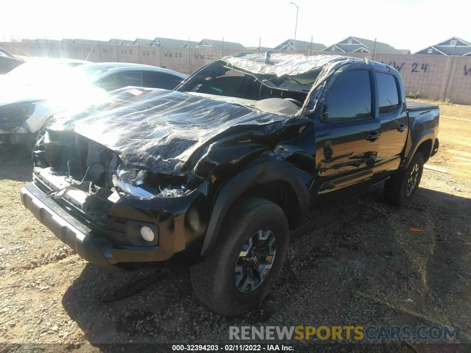 2 Photograph of a damaged car 3TMCZ5ANXMM435282 TOYOTA TACOMA 4WD 2021