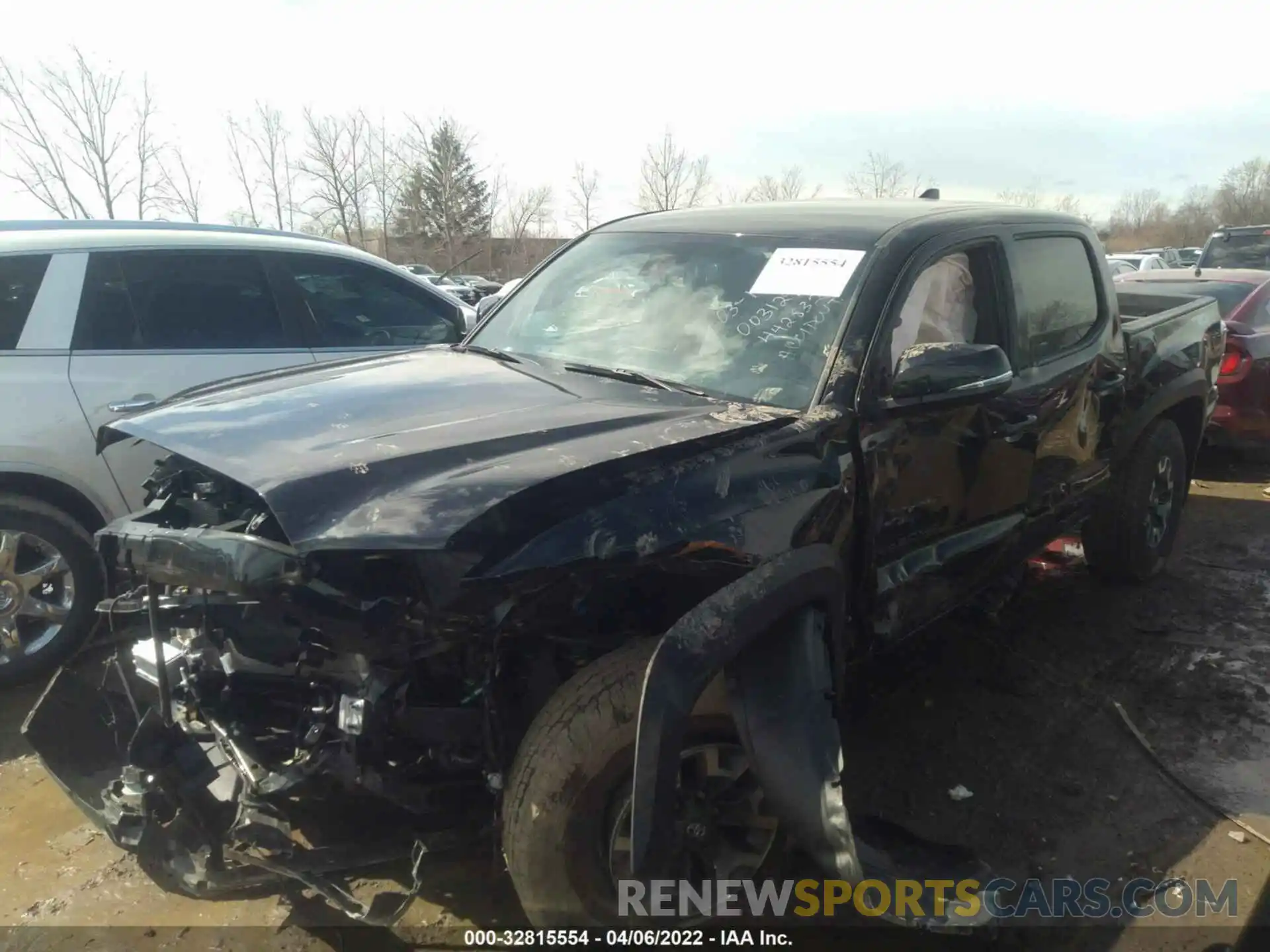 2 Photograph of a damaged car 3TMCZ5ANXMM442832 TOYOTA TACOMA 4WD 2021