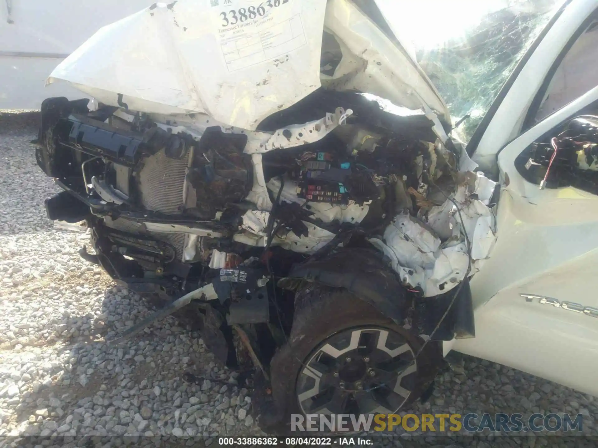 6 Photograph of a damaged car 3TMCZ5ANXMM451210 TOYOTA TACOMA 4WD 2021