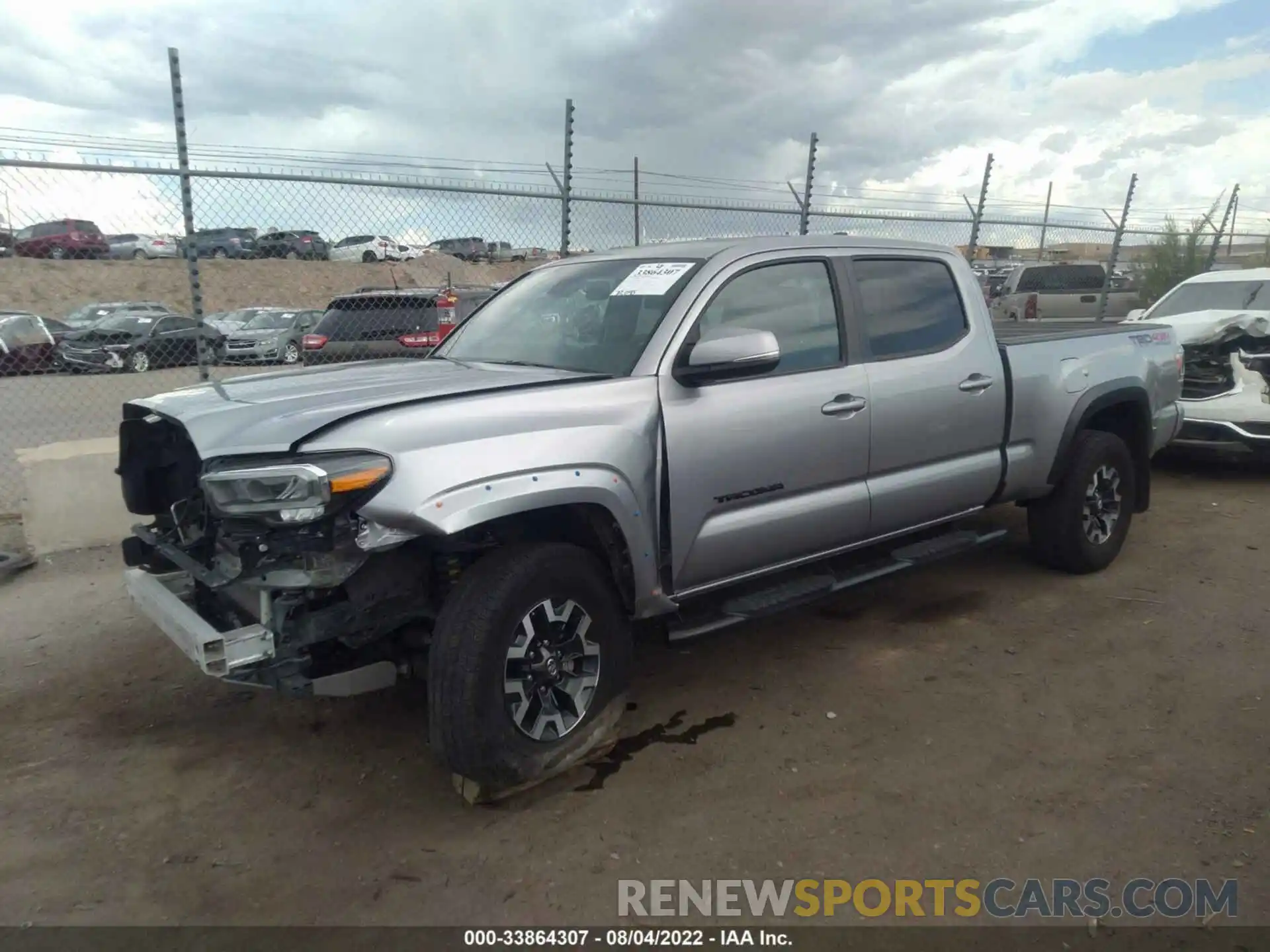 2 Фотография поврежденного автомобиля 3TMDZ5BN0MM098835 TOYOTA TACOMA 4WD 2021